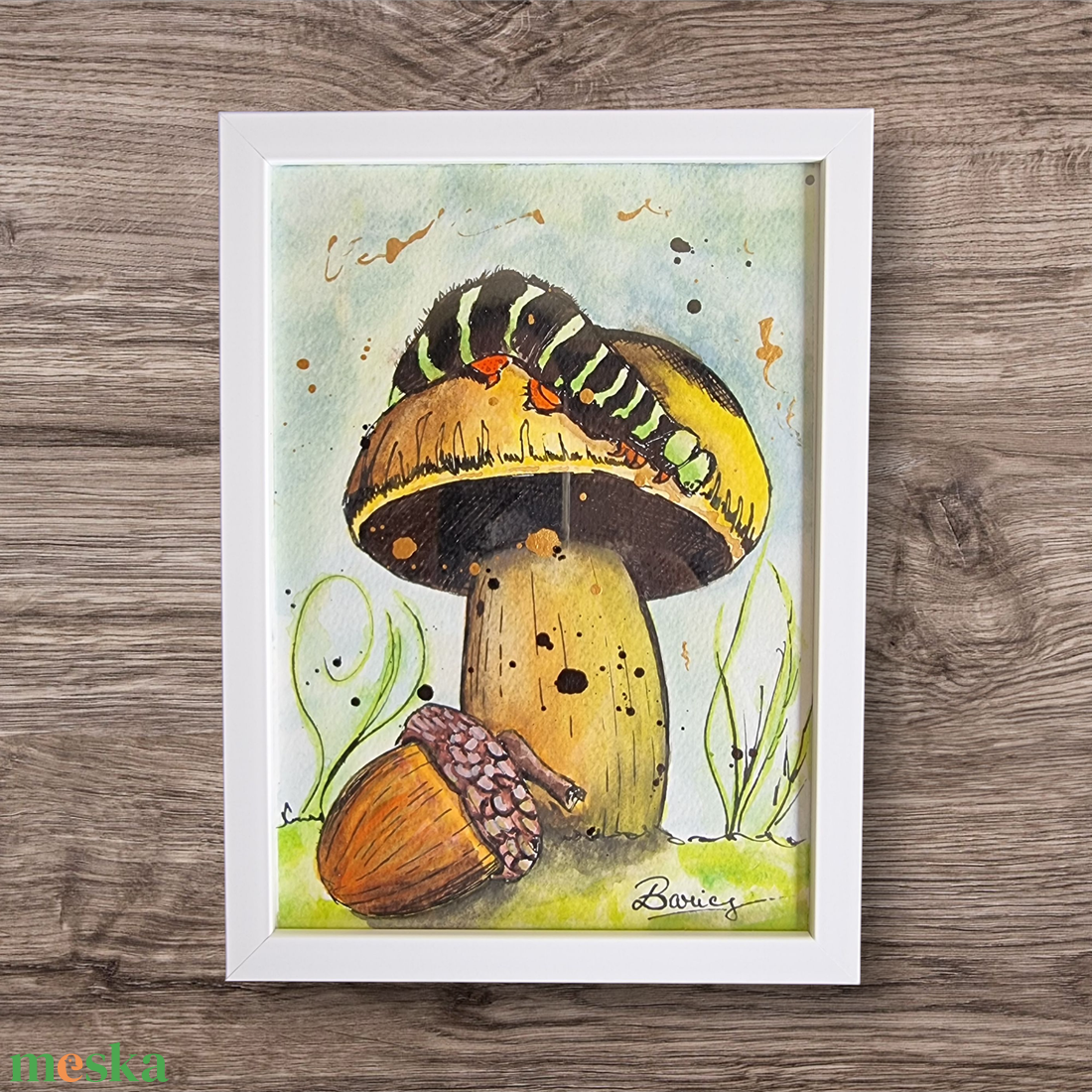 Erdőszéli mesék VI. - művészet - festmény - akvarell - Meska.hu