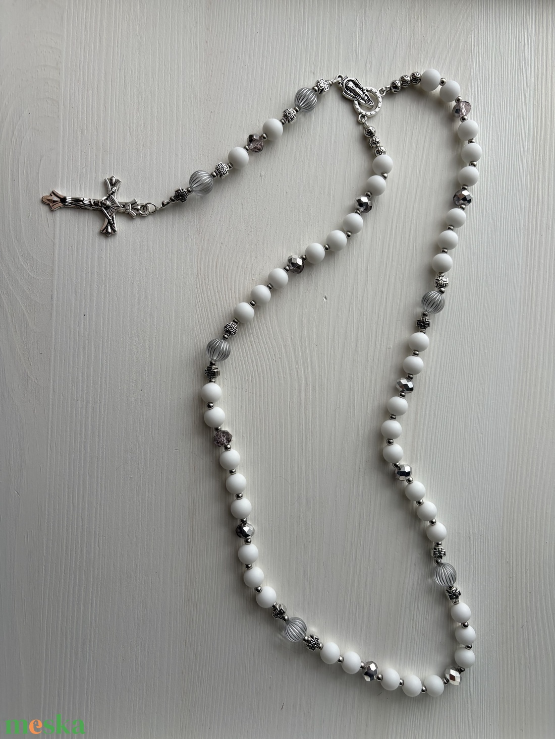 Rózsafüzér - ékszer - nyaklánc - gyöngyös nyaklánc - Meska.hu