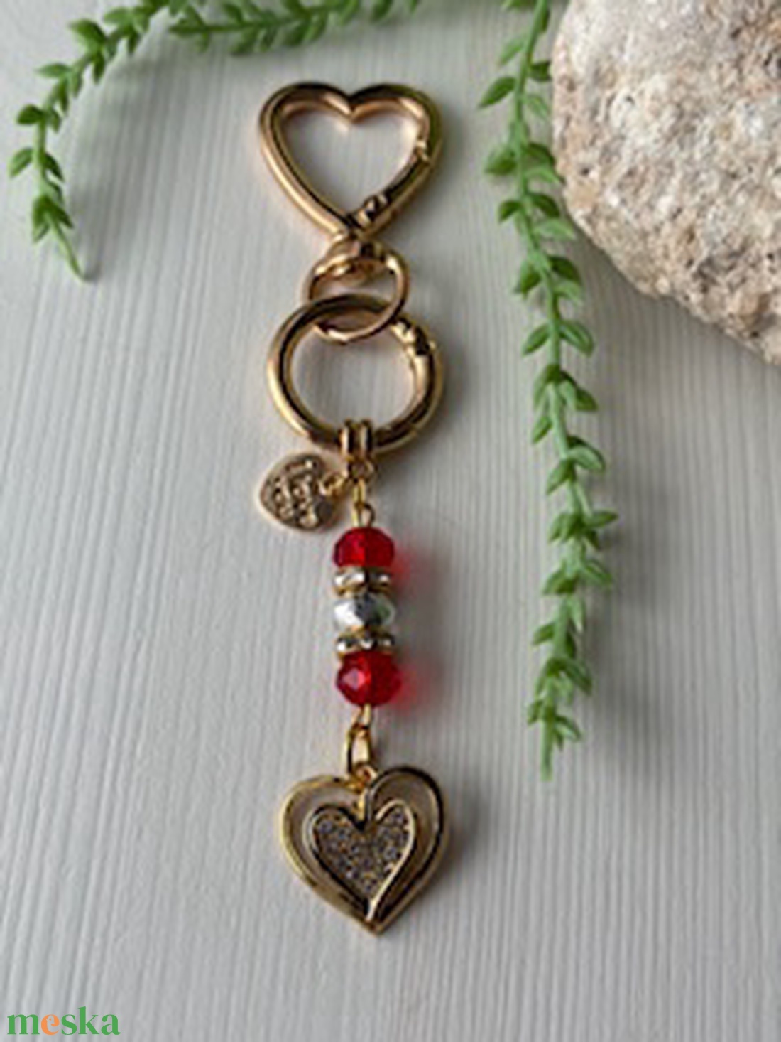 Valentin Napi Kulcstartó - táska & tok - kulcstartó & táskadísz - kulcstartó - Meska.hu