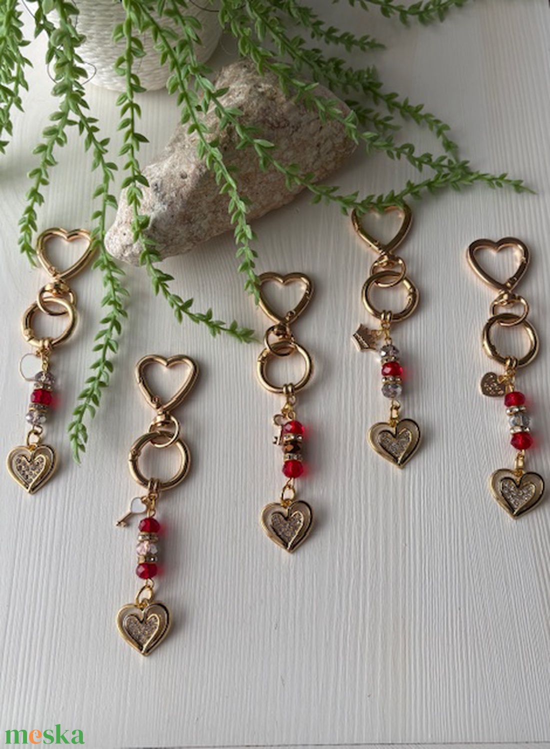 Valentin Napi Kulcstartó - táska & tok - kulcstartó & táskadísz - kulcstartó - Meska.hu