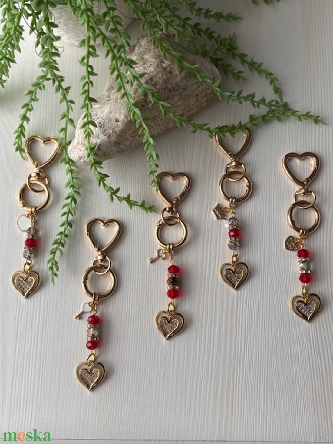 Valentin Napi Kulcstartó - táska & tok - kulcstartó & táskadísz - kulcstartó - Meska.hu