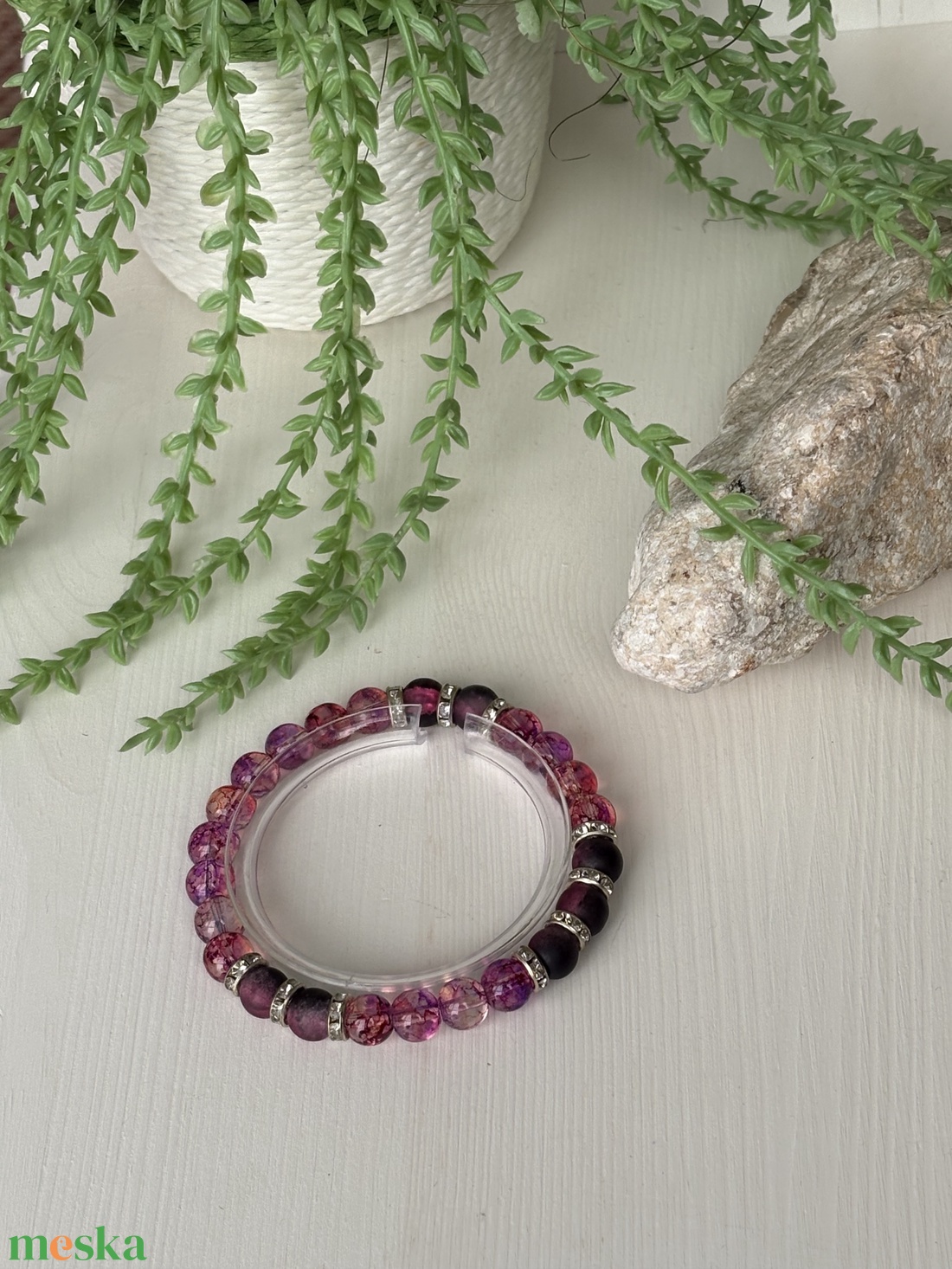 Karkötő - ékszer - karkötő - gyöngyös karkötő - Meska.hu