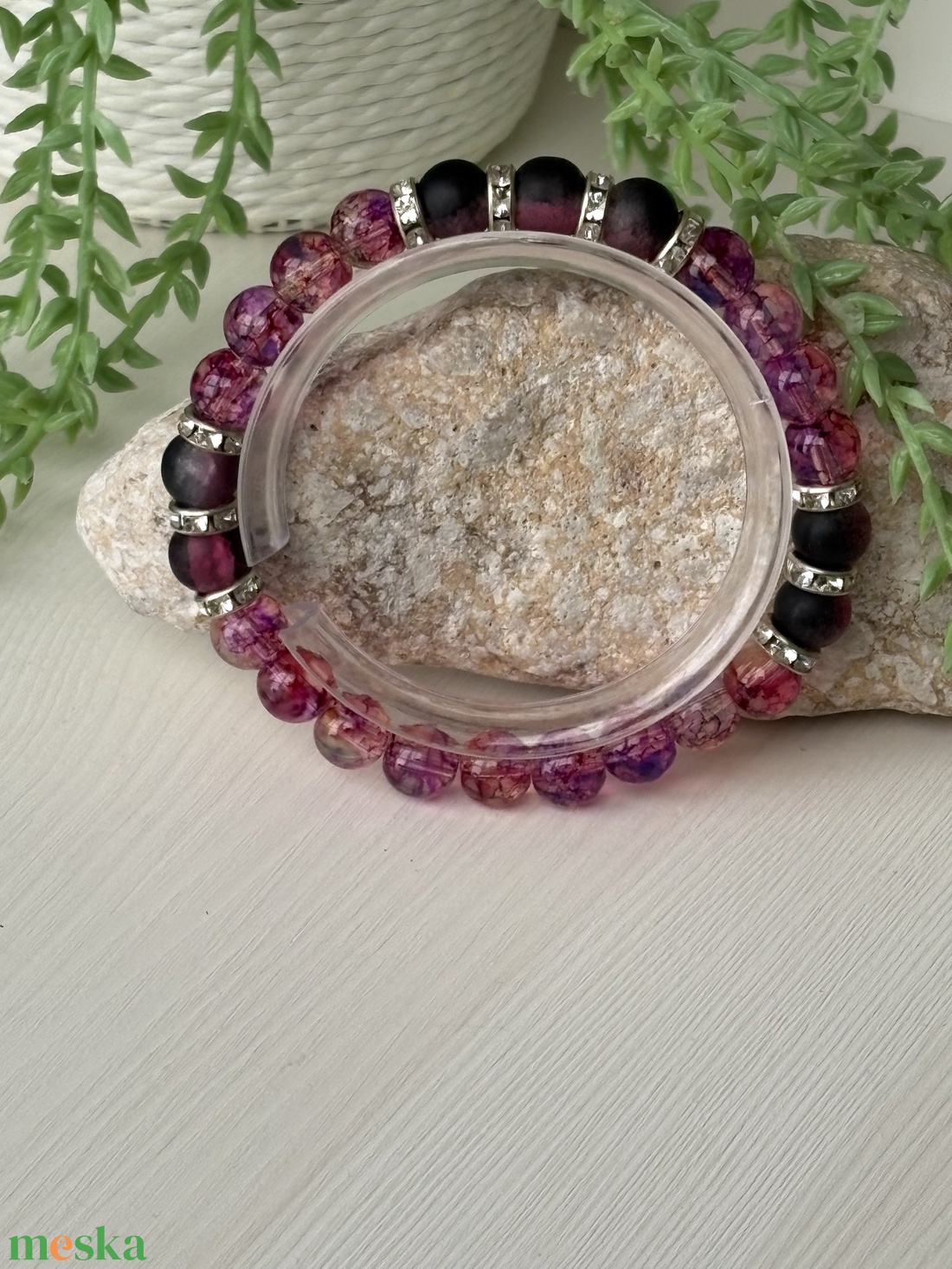 Karkötő - ékszer - karkötő - gyöngyös karkötő - Meska.hu