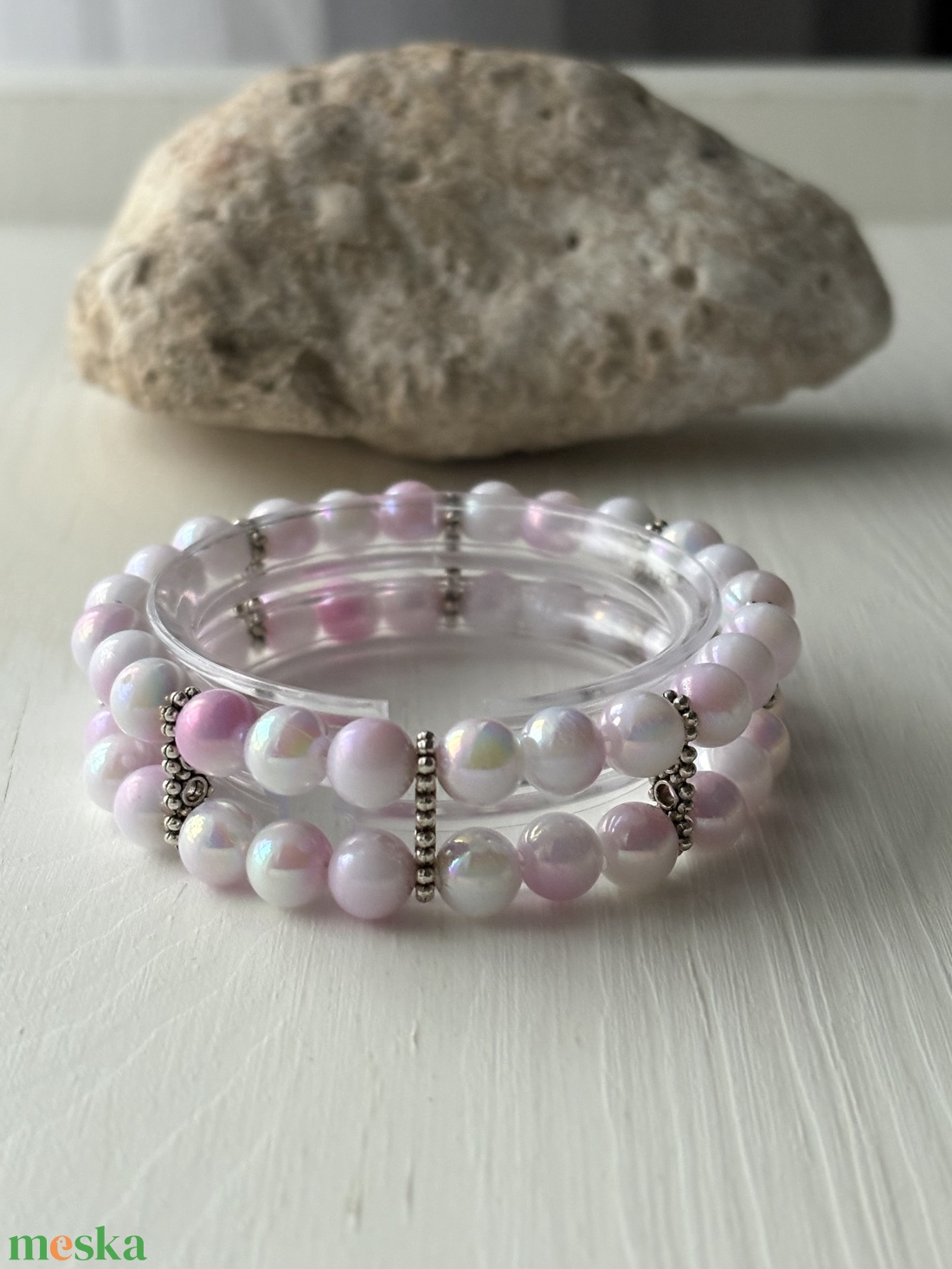 Karkötő - ékszer - karkötő - gyöngyös karkötő - Meska.hu