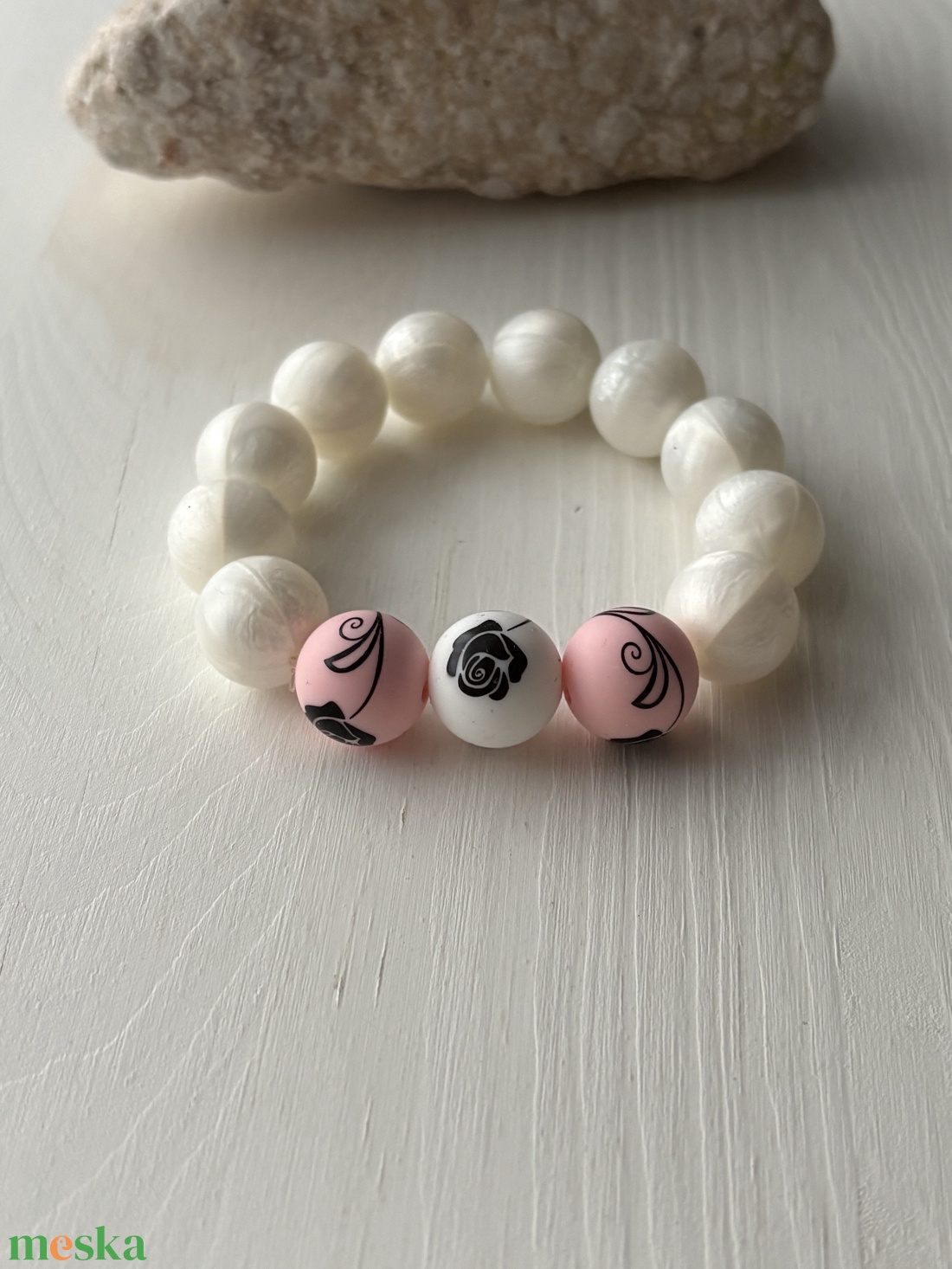 Karkötő - ékszer - karkötő - gyöngyös karkötő - Meska.hu