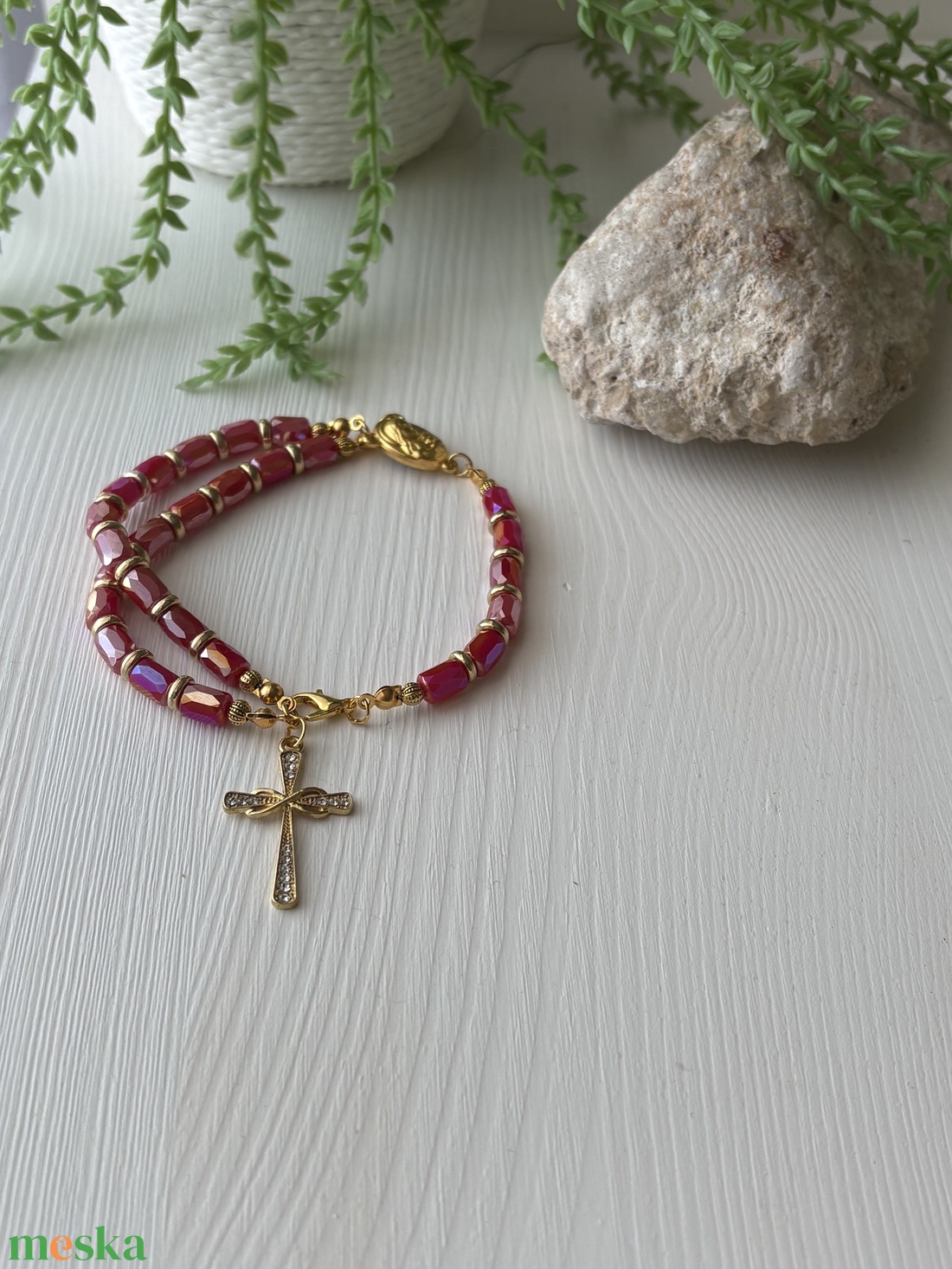 Karkötő - ékszer - karkötő - karkötő medállal - Meska.hu