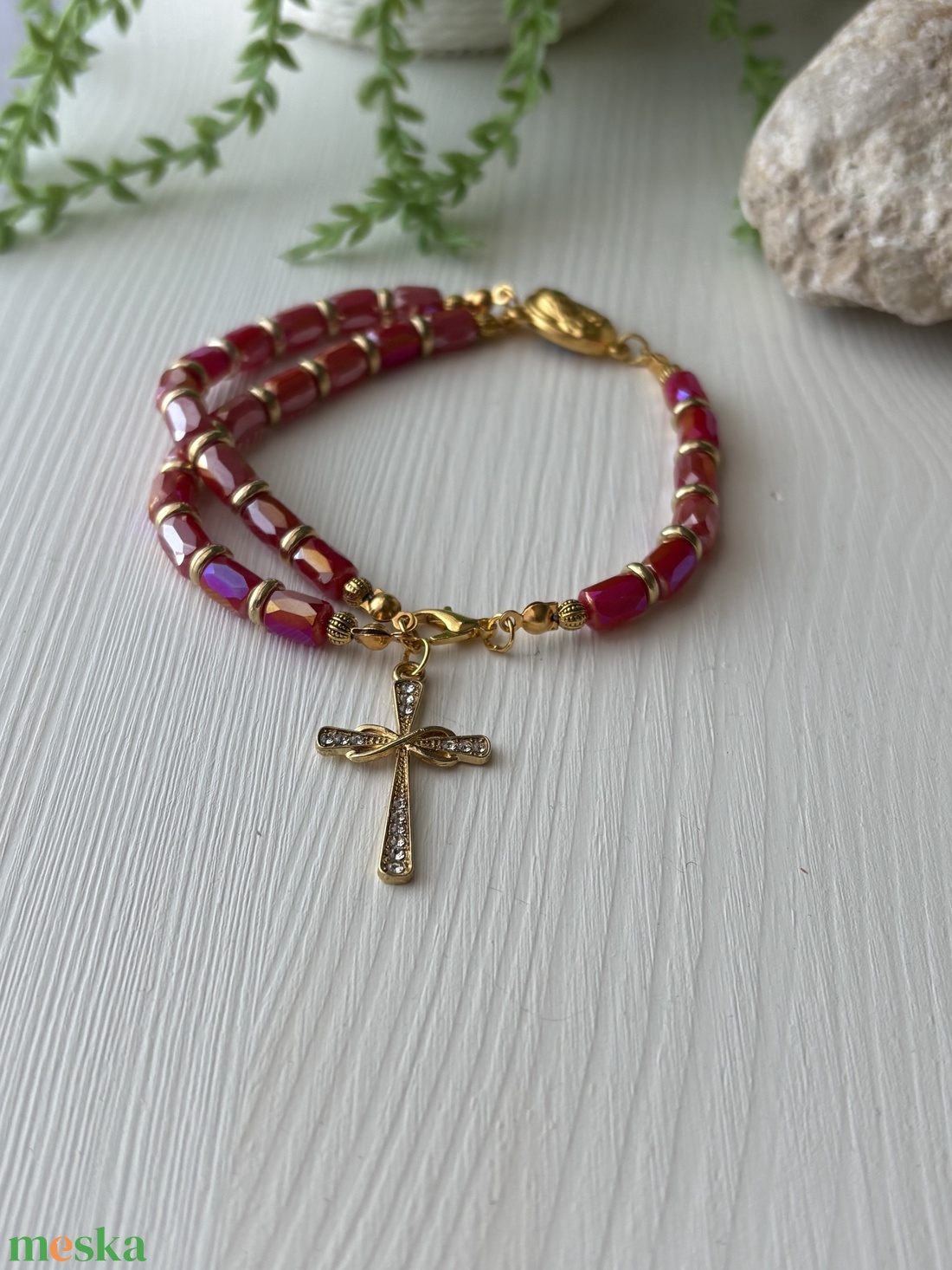 Karkötő - ékszer - karkötő - karkötő medállal - Meska.hu