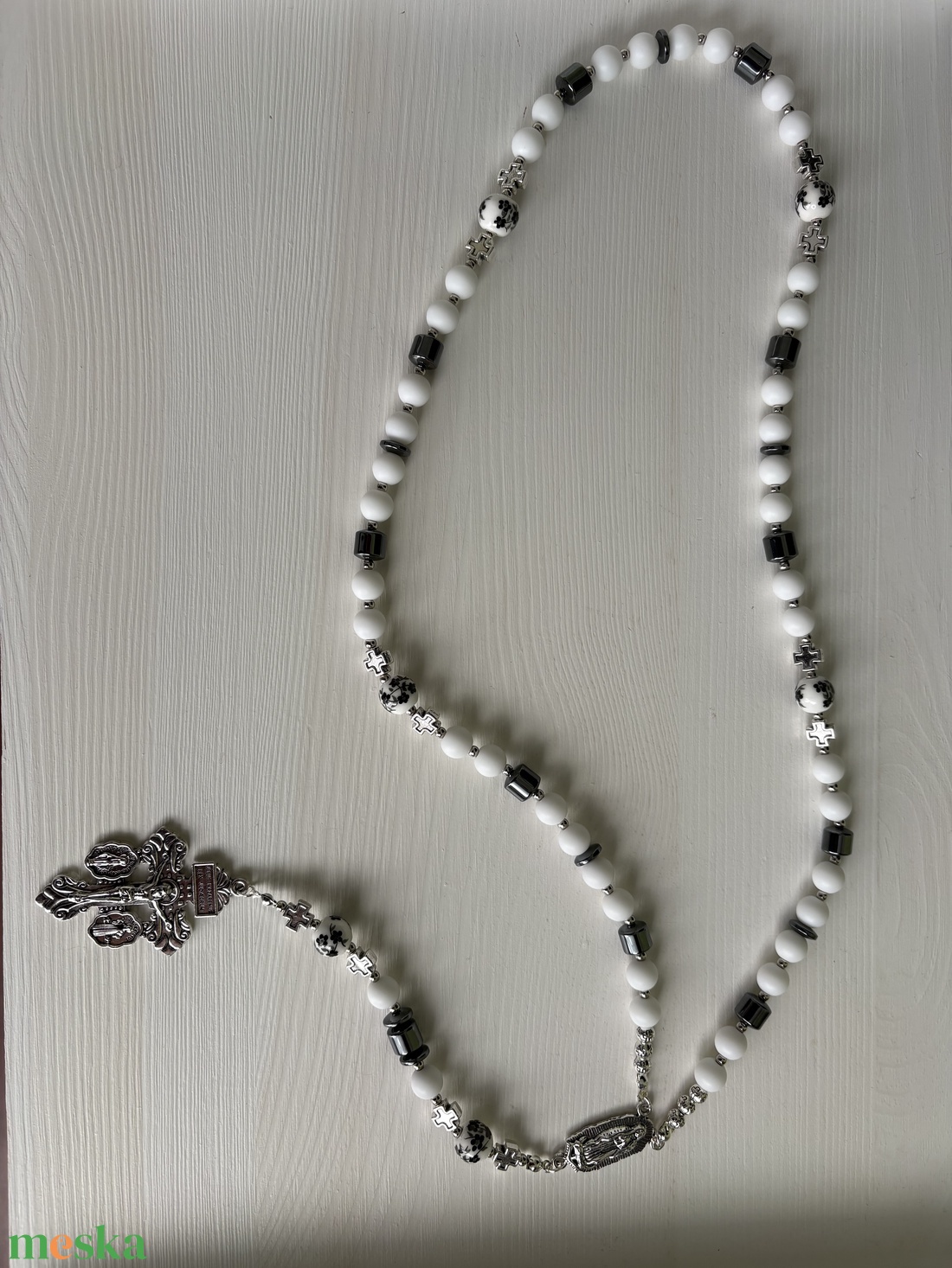 Rózsafüzér - ékszer - nyaklánc - gyöngyös nyaklánc - Meska.hu
