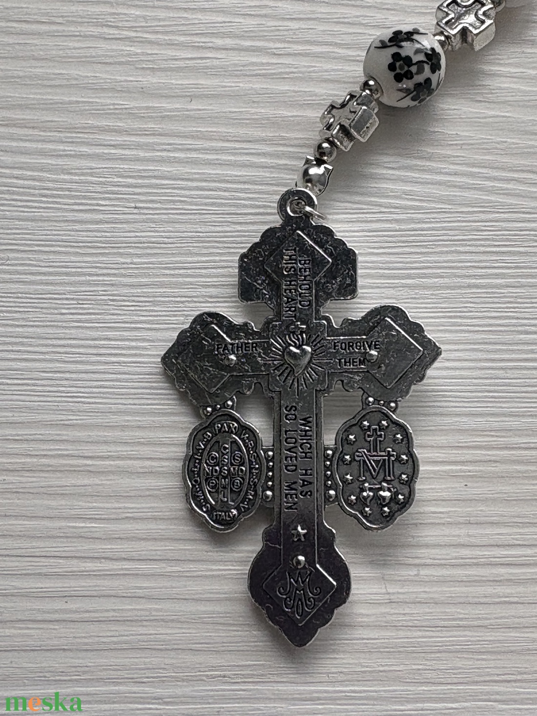 Rózsafüzér - ékszer - nyaklánc - gyöngyös nyaklánc - Meska.hu