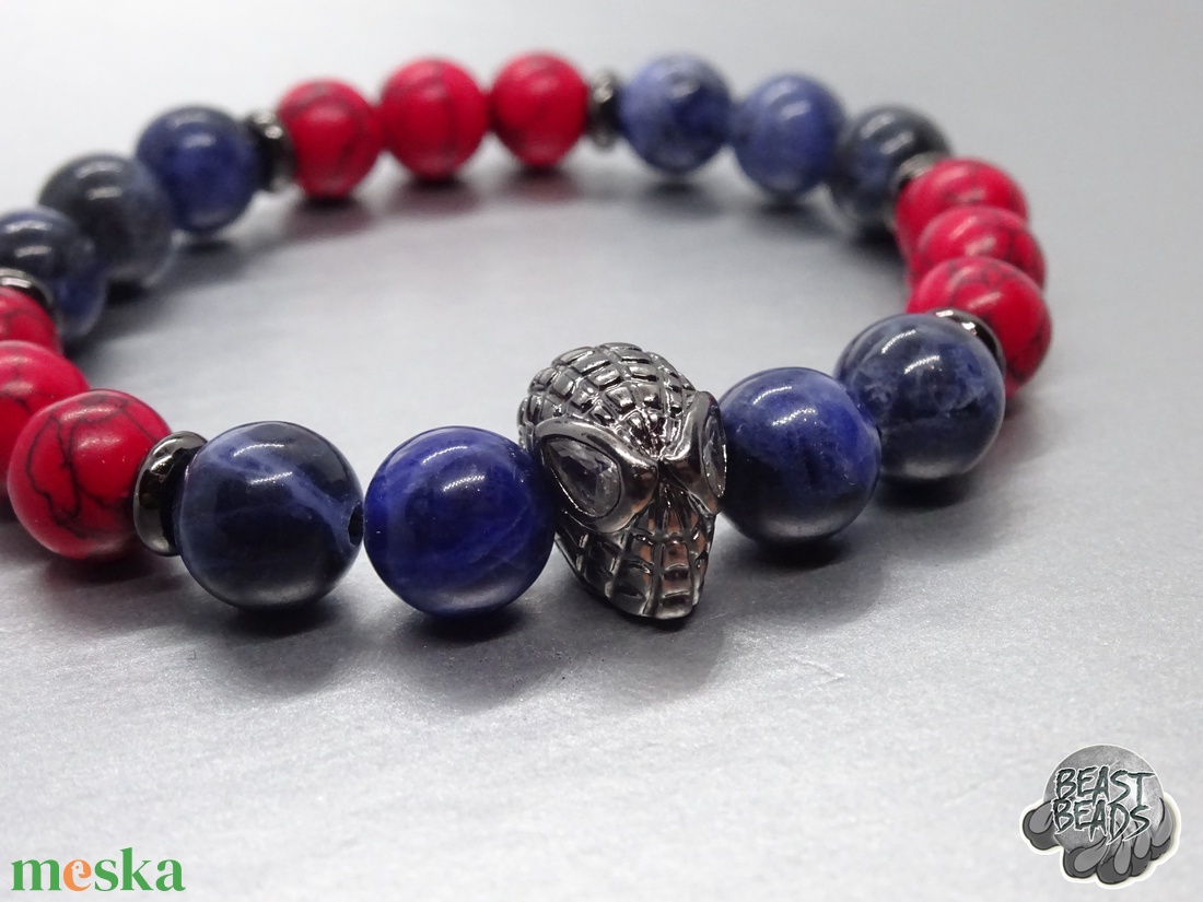 Amazing Spider-Man  Pókember karkötő - ékszer - karkötő - bogyós karkötő - Meska.hu