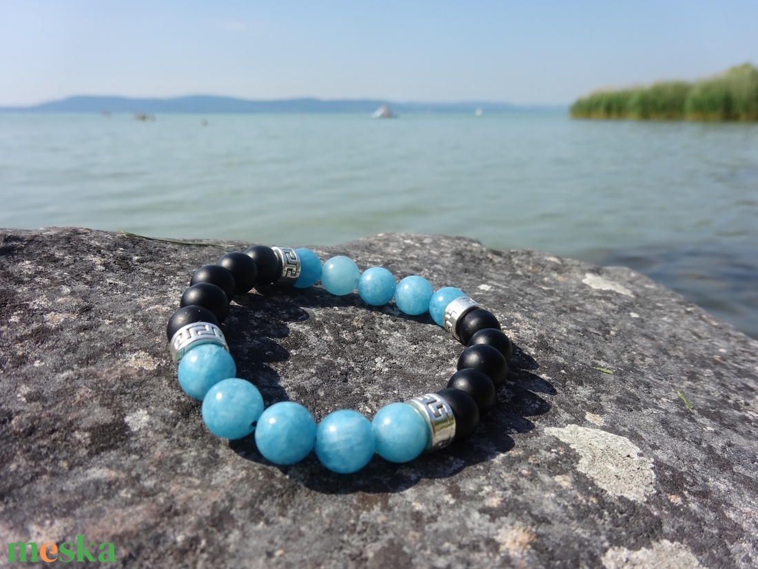  Depth of cloud - karkötő  - ékszer - karkötő - gyöngyös karkötő - Meska.hu