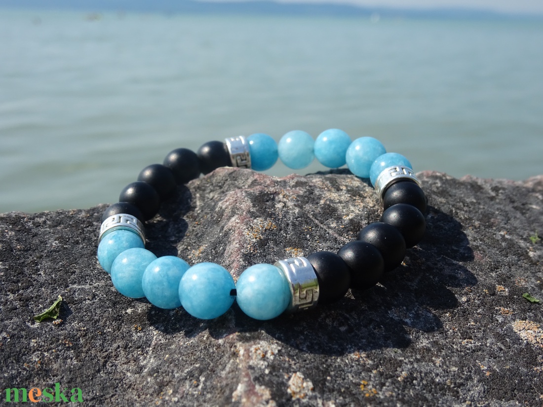  Depth of cloud - karkötő  - ékszer - karkötő - gyöngyös karkötő - Meska.hu