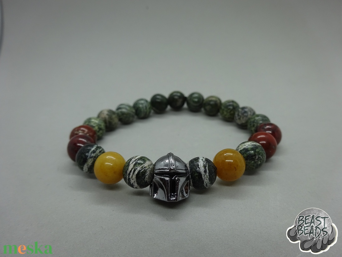  The lost Mandalorian - Boba Fett karkötő - ékszer - karkötő - karkötő medállal - Meska.hu