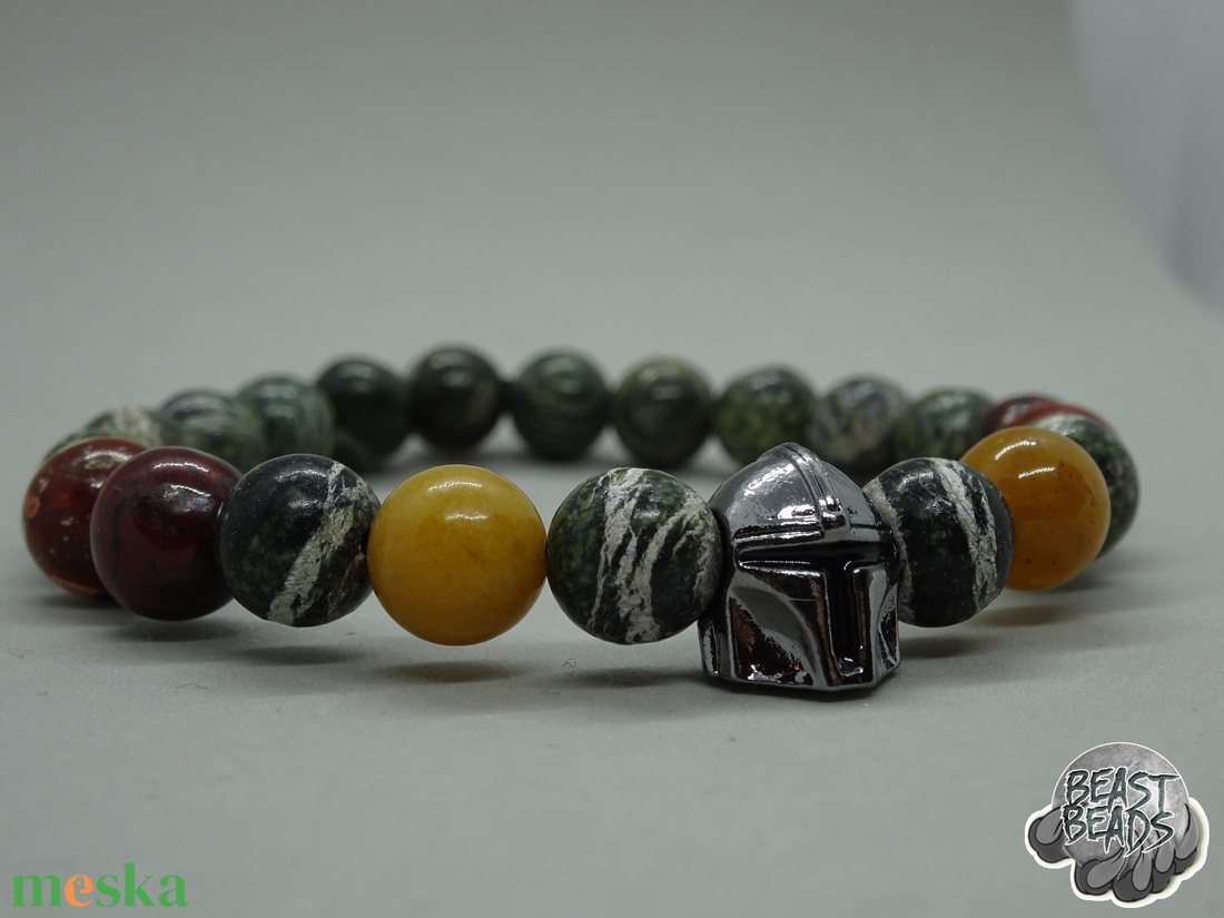  The lost Mandalorian - Boba Fett karkötő - ékszer - karkötő - karkötő medállal - Meska.hu