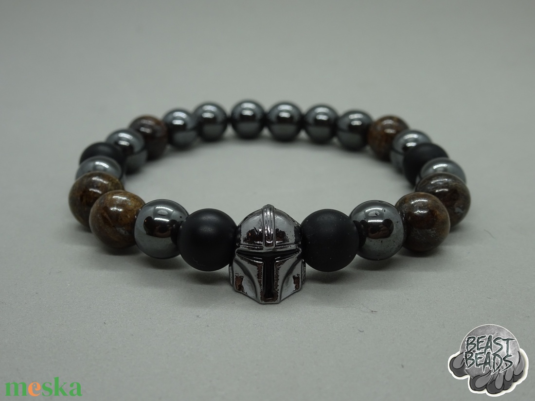 The Bounty Hunter - The Mandalorian karkötő - ékszer - karkötő - karkötő medállal - Meska.hu
