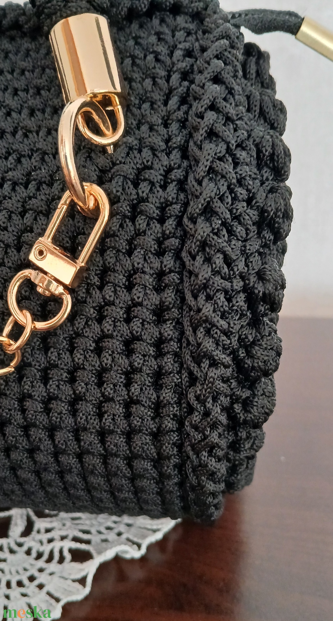 Saját készítésű horgolt táska - táska & tok - kézitáska & válltáska - kézitáska - Meska.hu