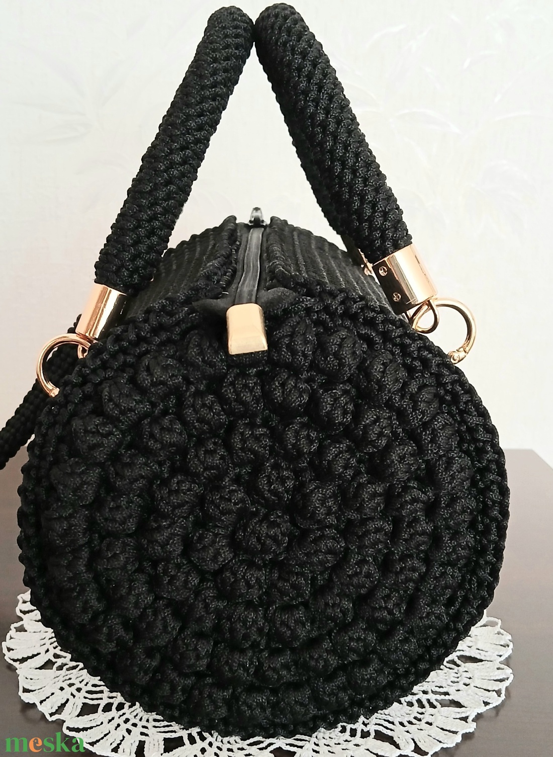 Saját készítésű horgolt táska - táska & tok - kézitáska & válltáska - kézitáska - Meska.hu