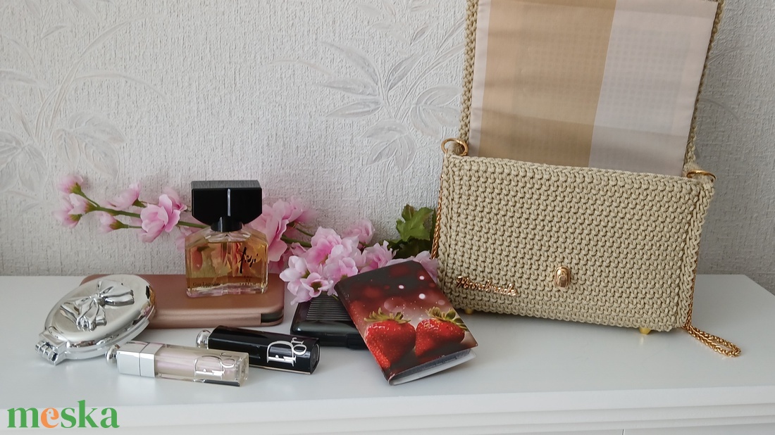 Saját készítésű horgolt táska - táska & tok - kézitáska & válltáska - kézitáska - Meska.hu