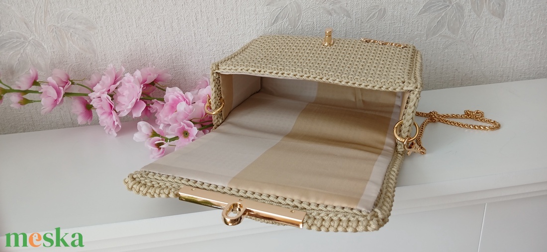 Saját készítésű horgolt táska - táska & tok - kézitáska & válltáska - kézitáska - Meska.hu