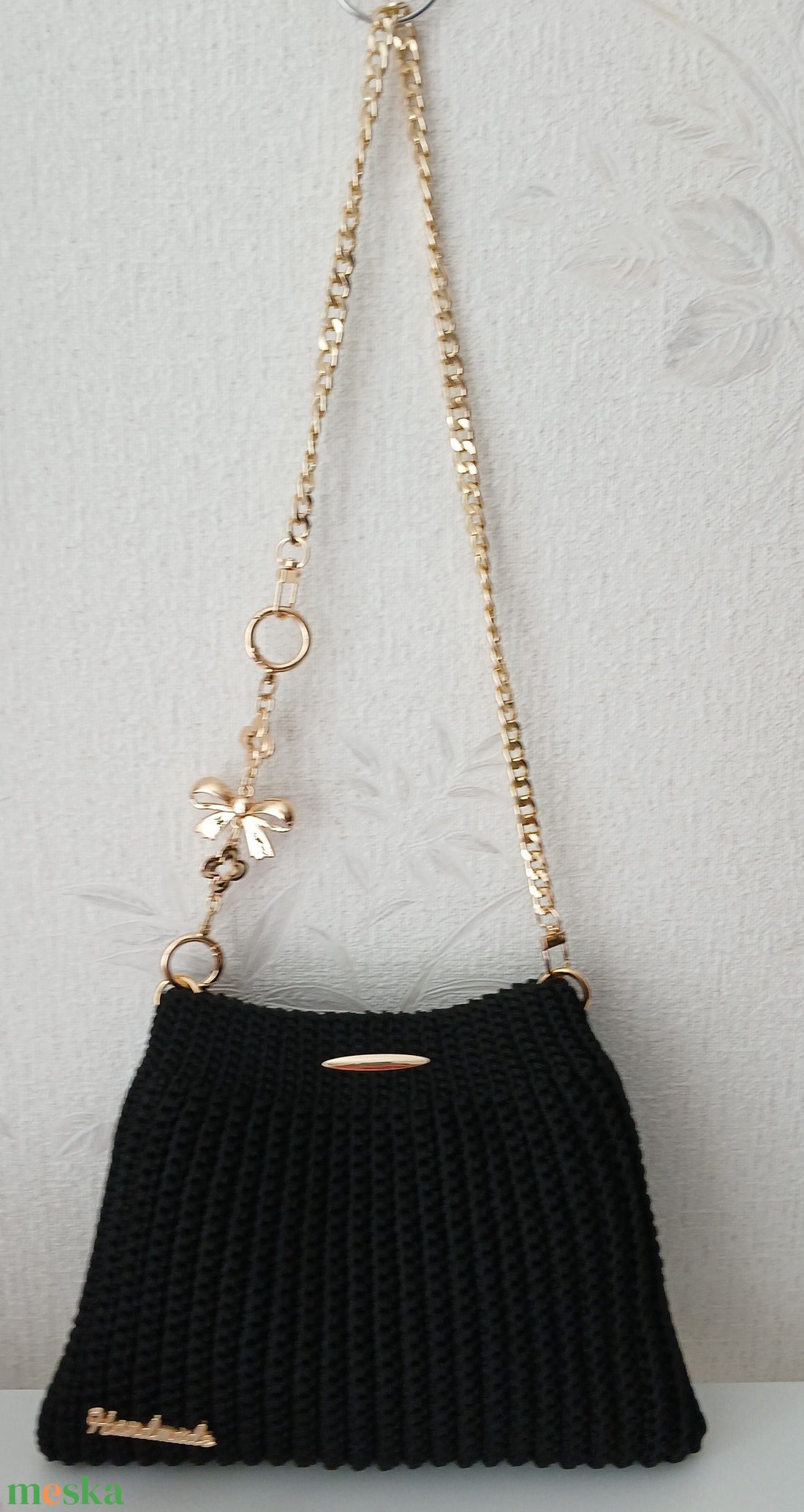 Saját készítésű horgolt táska - táska & tok - kézitáska & válltáska - kézitáska - Meska.hu