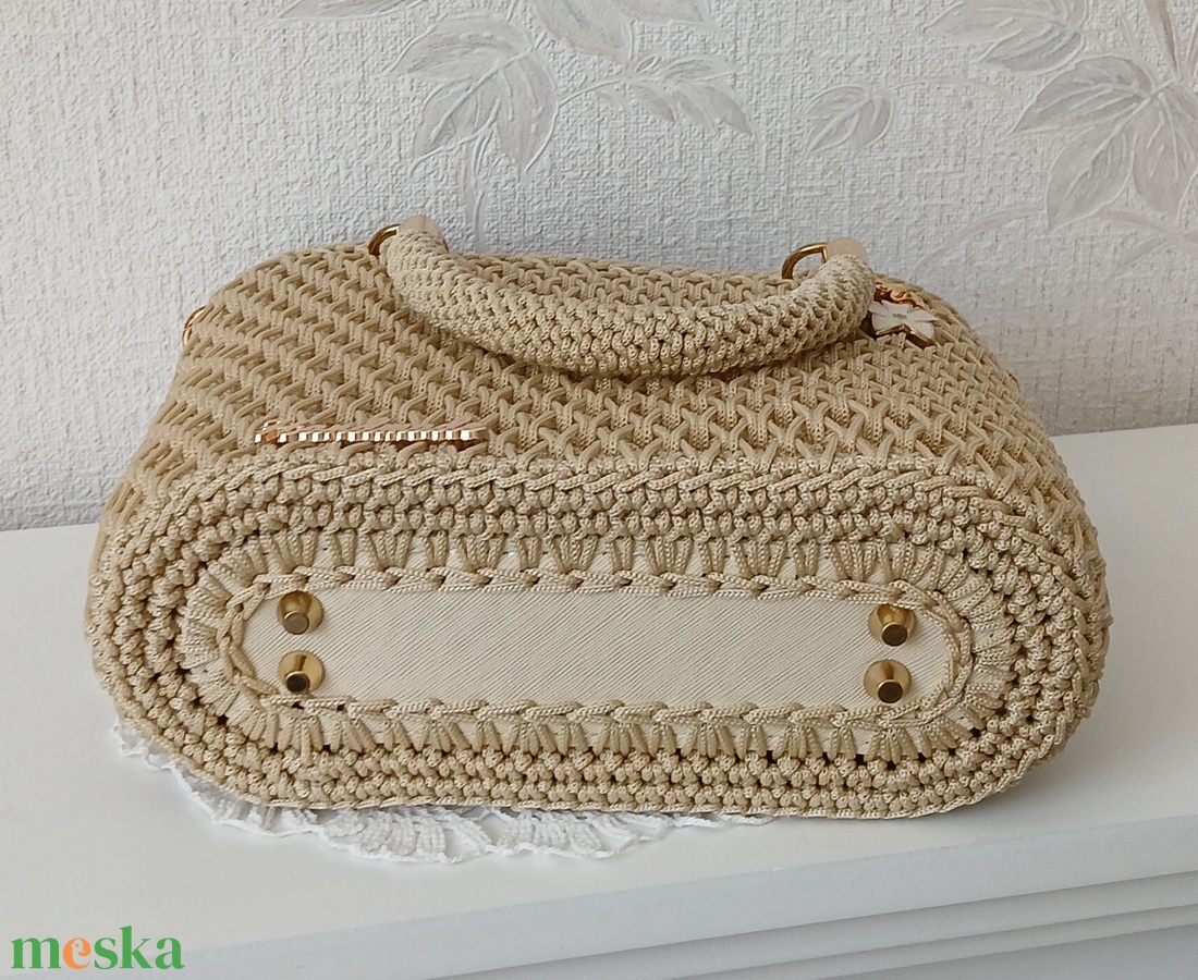 Saját készítésű horgolt táska - táska & tok - kézitáska & válltáska - kézitáska - Meska.hu