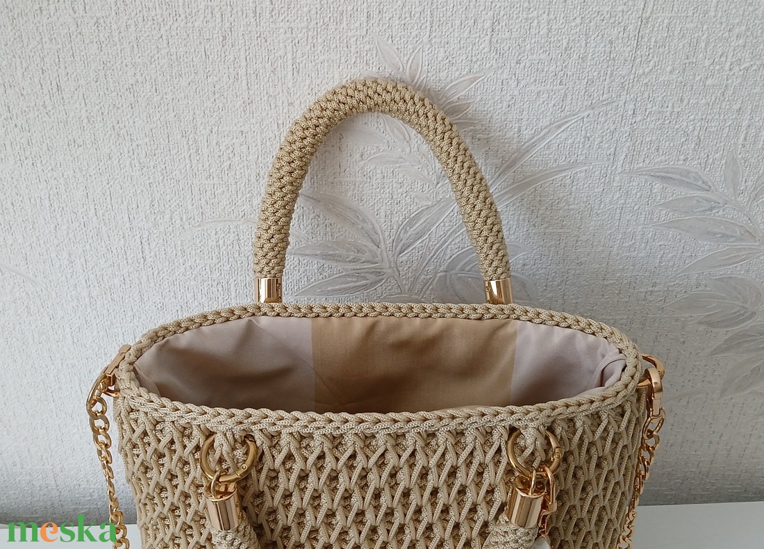 Saját készítésű horgolt táska - táska & tok - kézitáska & válltáska - kézitáska - Meska.hu