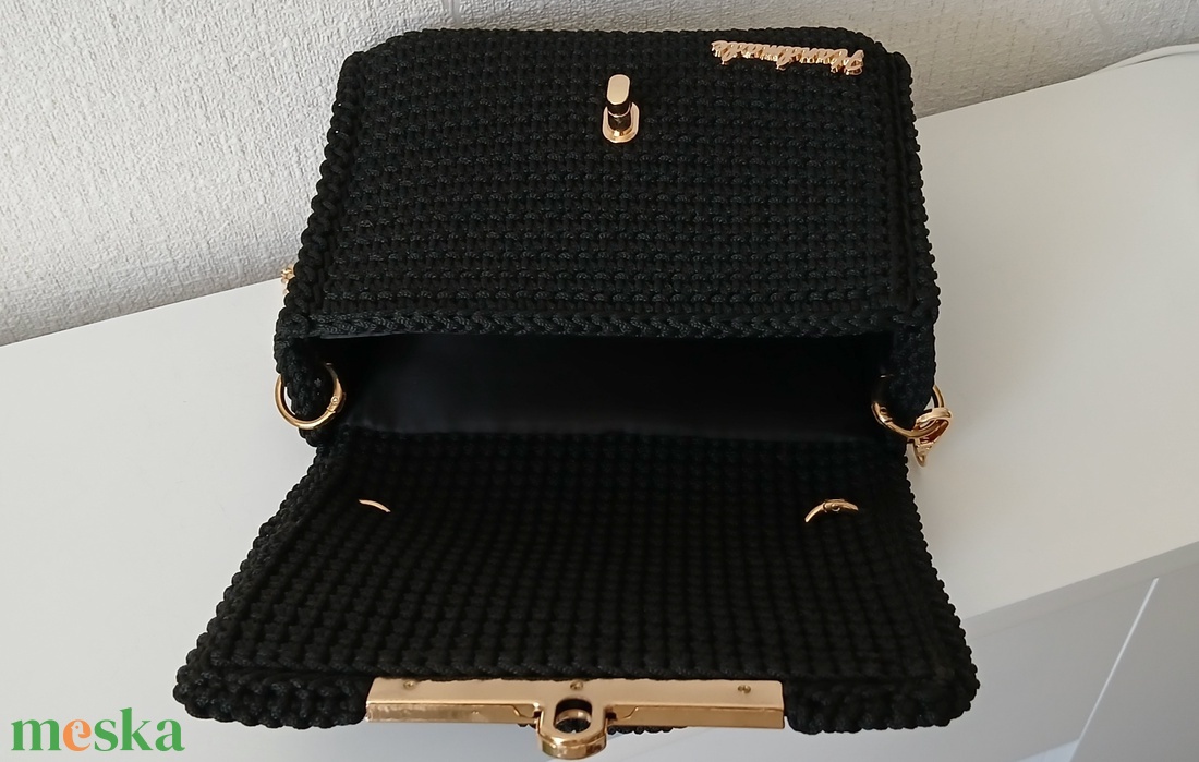 Saját készítésű horgolt táska - táska & tok - kézitáska & válltáska - kézitáska - Meska.hu