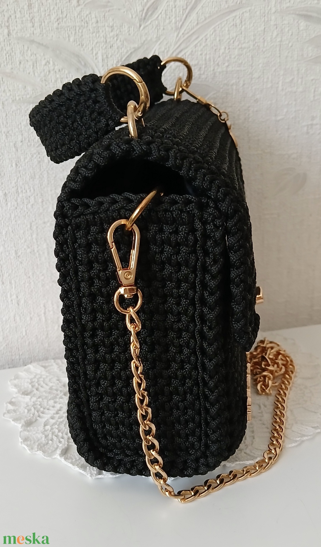 Saját készítésű horgolt táska - táska & tok - kézitáska & válltáska - kézitáska - Meska.hu