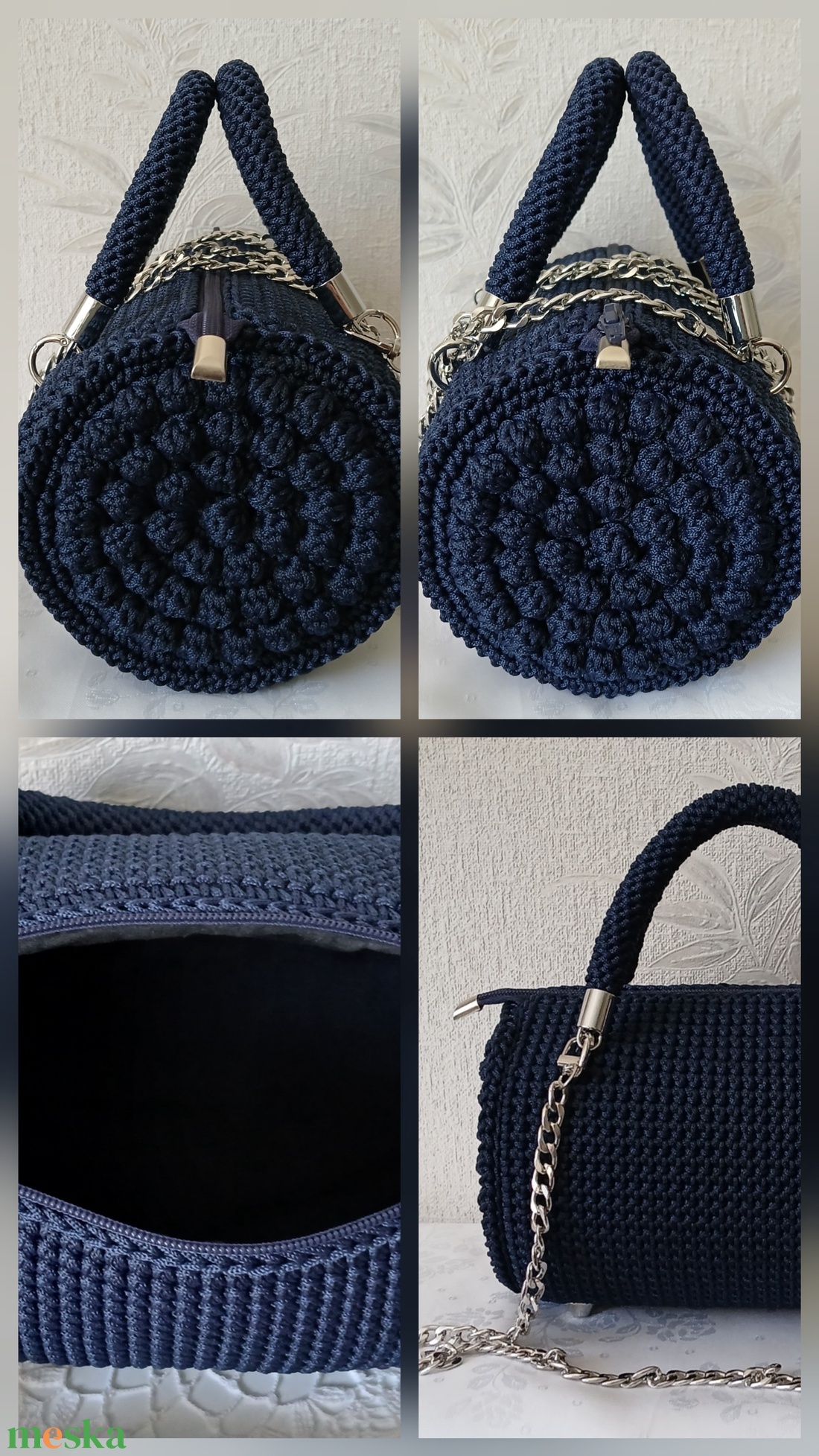 Saját készítésű horgolt táska - táska & tok - kézitáska & válltáska - kézitáska - Meska.hu