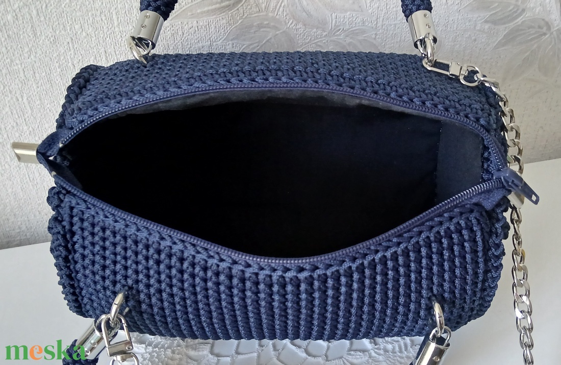 Saját készítésű horgolt táska - táska & tok - kézitáska & válltáska - kézitáska - Meska.hu