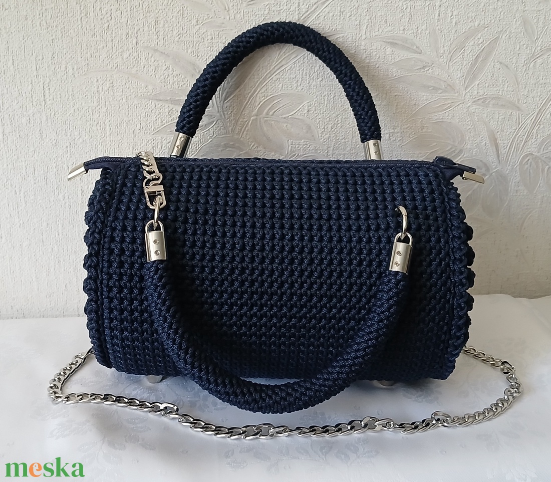Saját készítésű horgolt táska - táska & tok - kézitáska & válltáska - kézitáska - Meska.hu