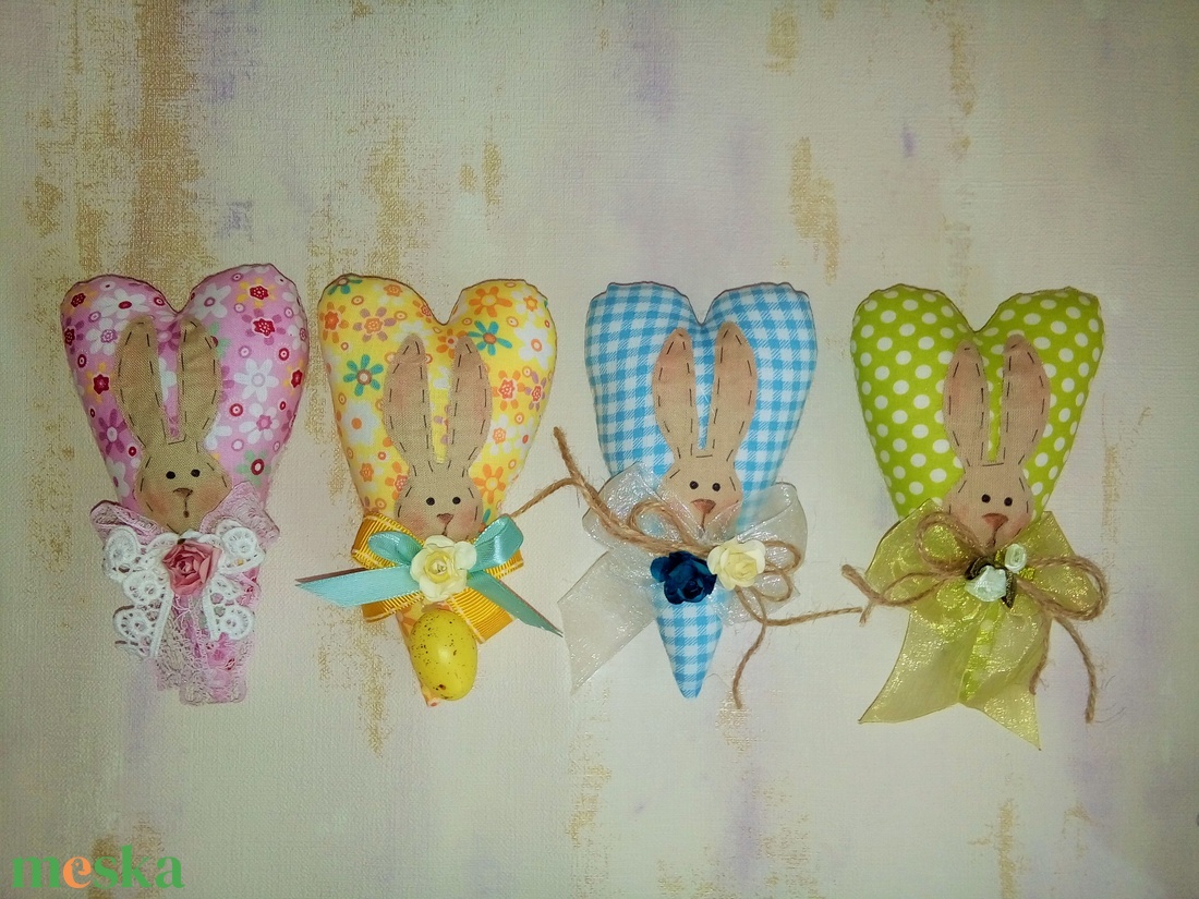 Nyuszis szívecskék -  - Meska.hu