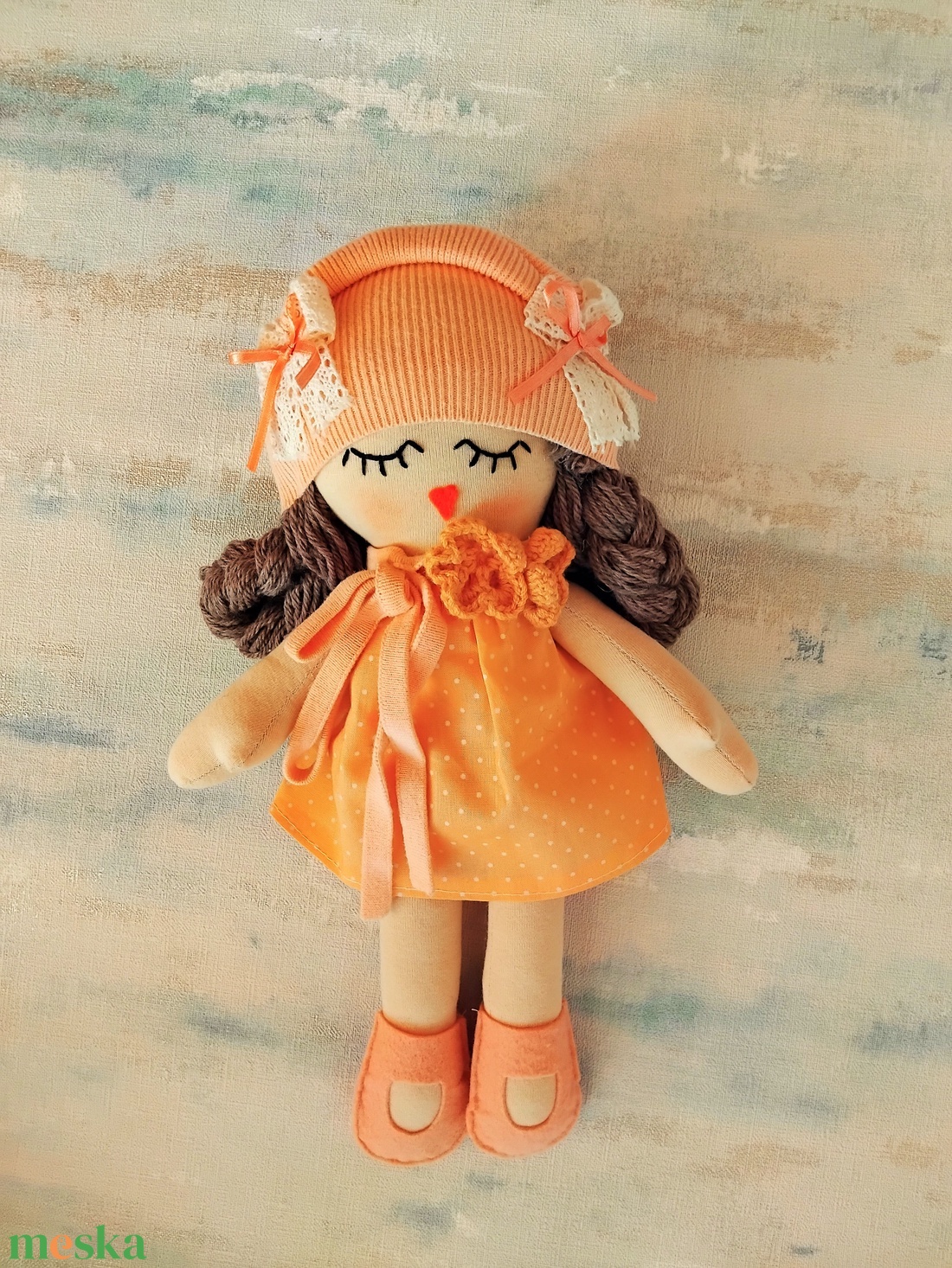 Narancs baba - játék & sport - baba & babaház - baba - Meska.hu