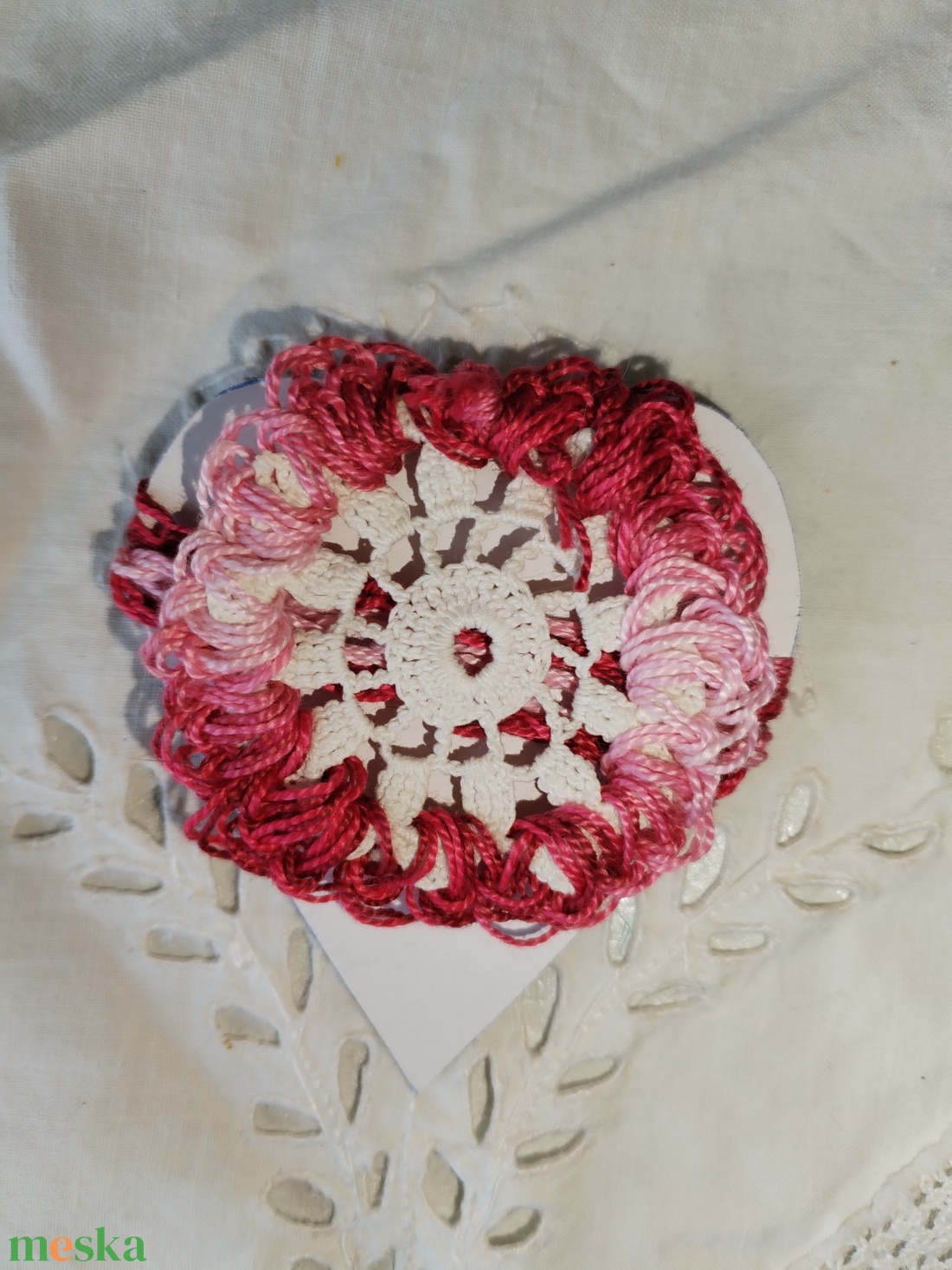 19 sz�zadi k�zicsipke horgol�ssal nyak�k - ékszer - nyaklánc - medál - Meska.hu