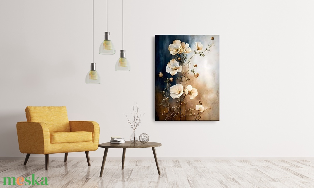 Kontrasztos színek virágválogatás festmény (3. rész) - művészet - festmény - akril - Meska.hu