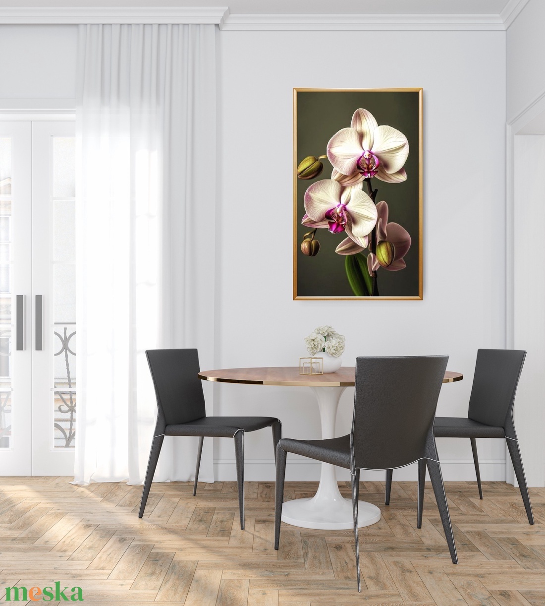 Lila virágválogatás festmény (2. rész) - művészet - festmény - olajfestmény - Meska.hu