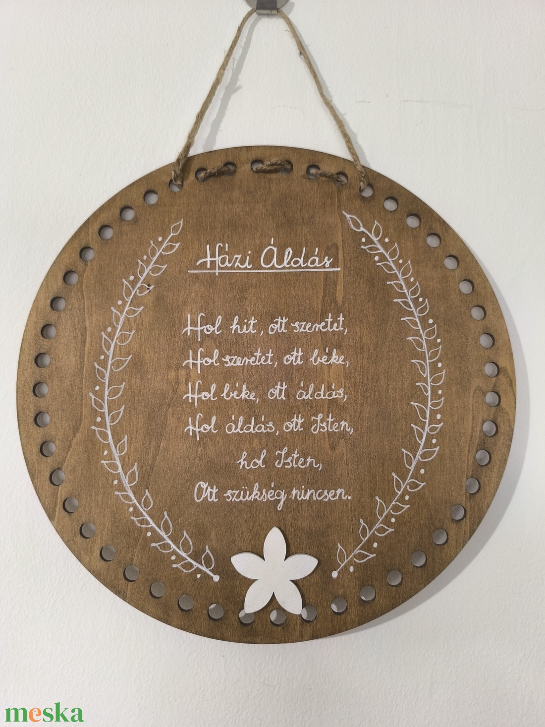 Házi áldás fatábla - otthon & életmód - vallás - házi áldás - Meska.hu