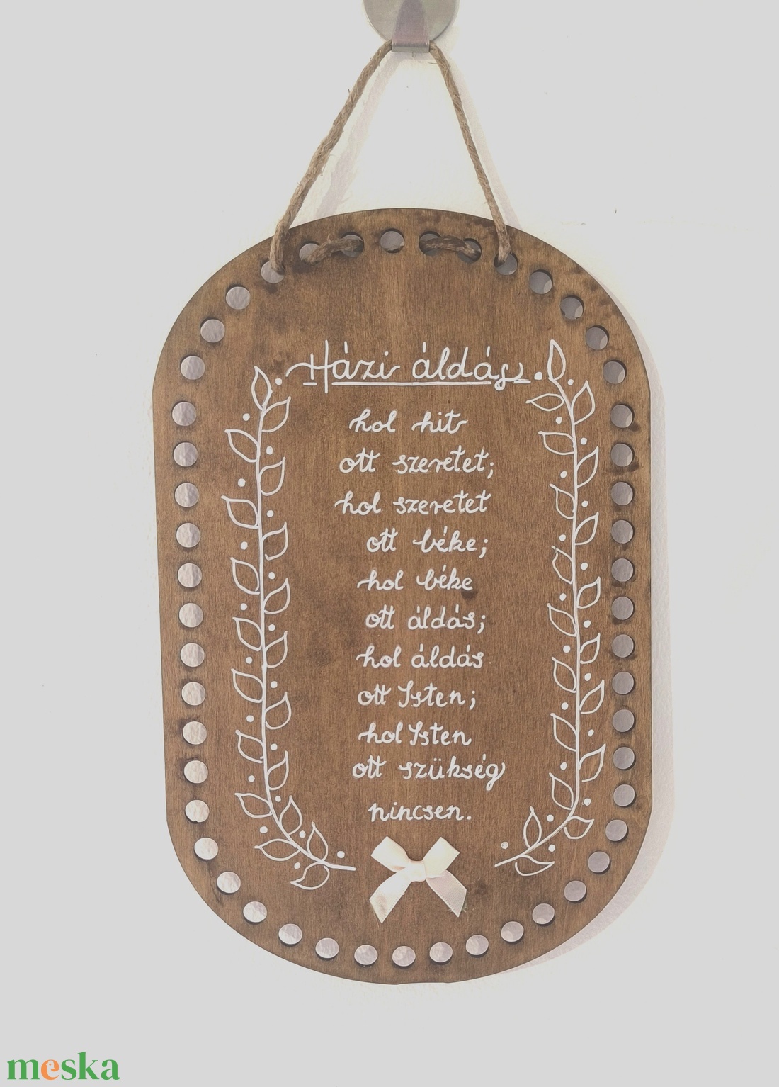 Házi Áldás fatábla - otthon & életmód - vallás - házi áldás - Meska.hu