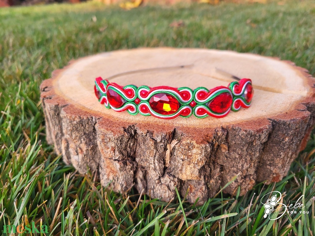 Nemzetiszín kézműves sujtás hajráf - ruha & divat - hajdísz & hajcsat - hajráf & hajpánt - Meska.hu