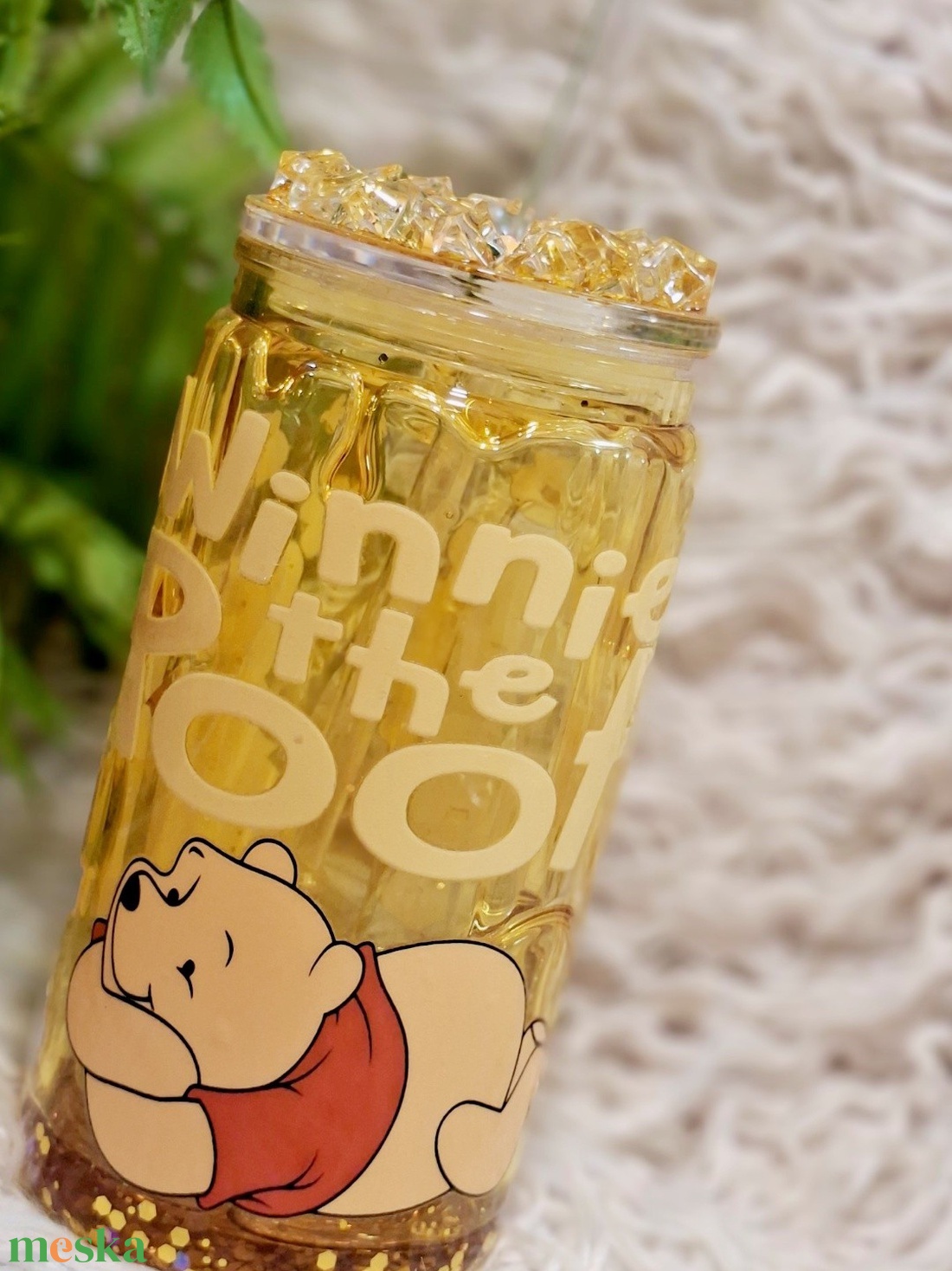 Micimackó pohár - otthon & életmód - konyhafelszerelés, tálalás - tálalás - pohár - Meska.hu