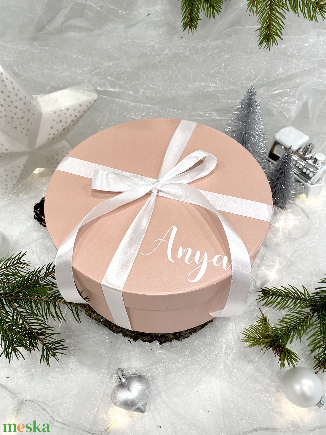 Dísz doboz üveggömbökhöz - karácsony - karácsonyi ajándékozás - karácsonyi ajándékcsomagolás - Meska.hu