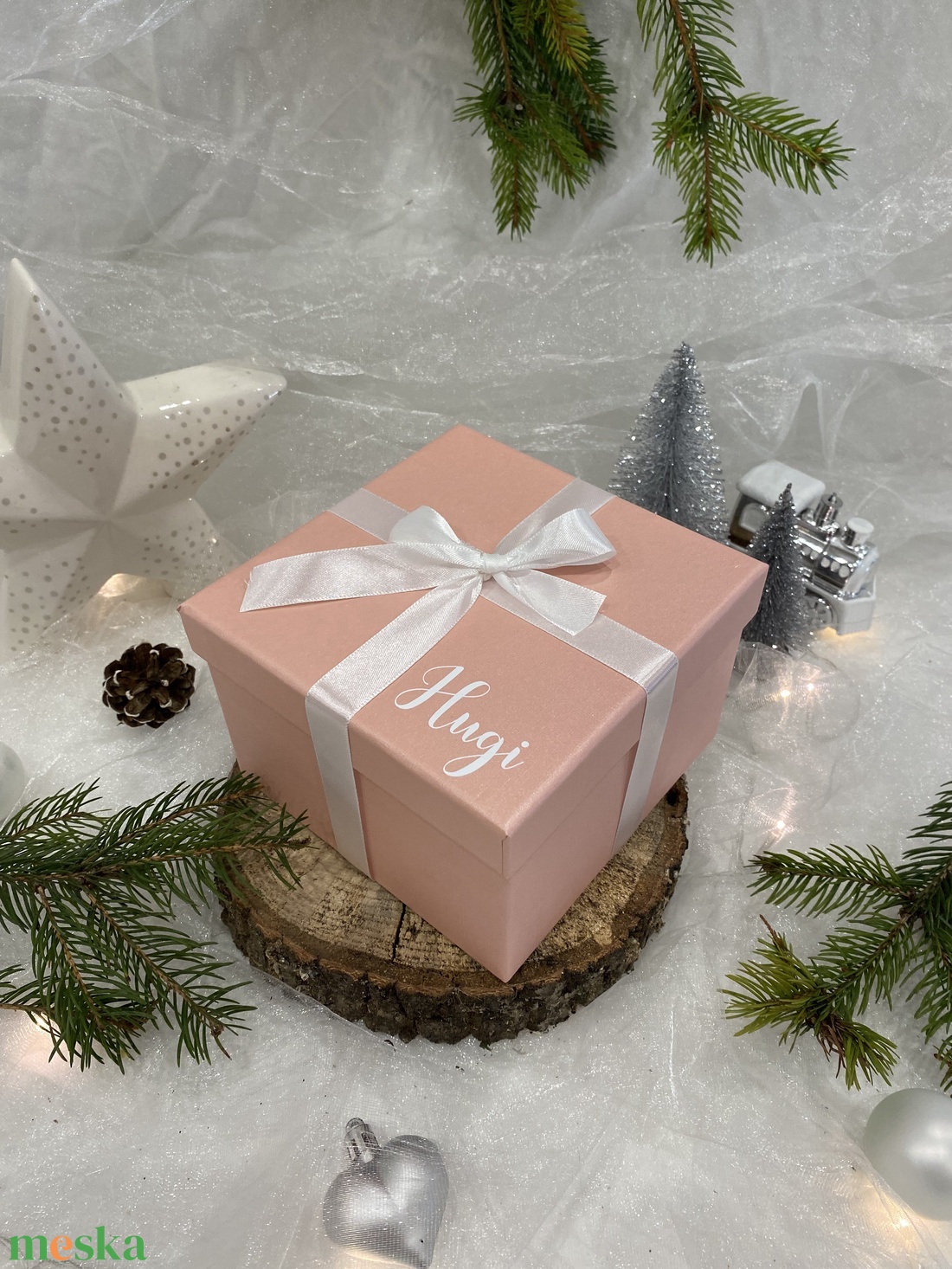 Dísz doboz üveggömbökhöz - karácsony - karácsonyi ajándékozás - karácsonyi ajándékcsomagolás - Meska.hu