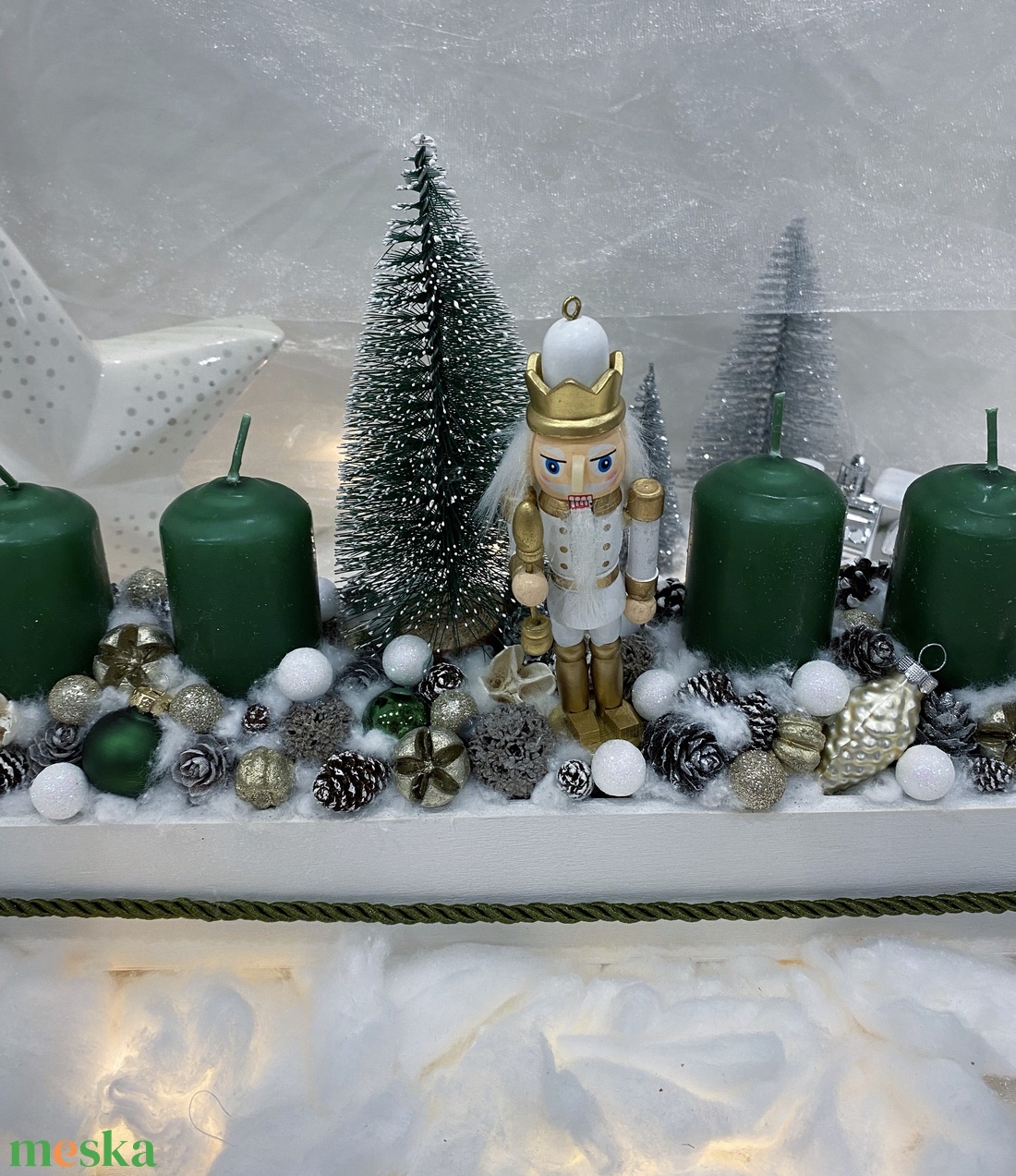 Zöld adventi koszorú - karácsony - adventi díszek - adventi koszorú - Meska.hu Zöld adventi koszorú - karácsony - adventi díszek - adventi koszorú - Meska.hu