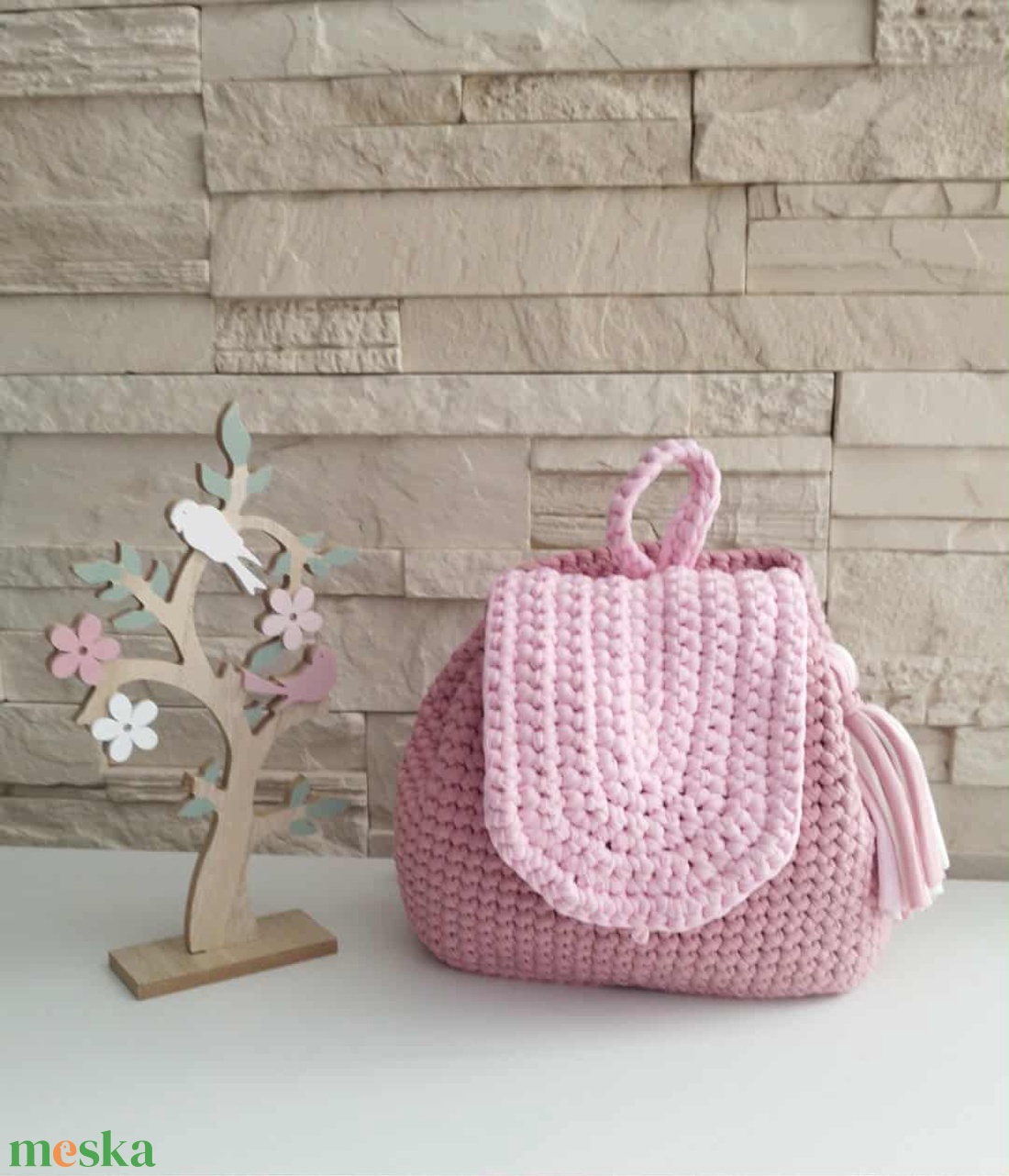 Horgolási minta - Rózsaszín kistáska/hátizsák - diy (csináld magad) - szabásminta, útmutató - horgolási minta - Meska.hu Horgolási minta - Rózsaszín kistáska/hátizsák - diy (csináld magad) - szabásminta, útmutató - horgolási minta - Meska.hu