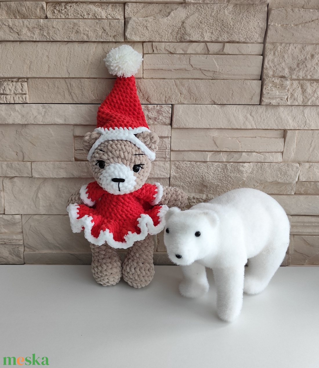 Bebi Mikulás macilány horgolási minta (pdf) - karácsonyi amigurumi leírás - diy (csináld magad) - szabásminta, útmutató - horgolási minta - Meska.hu Bebi Mikulás macilány horgolási minta (pdf) - karácsonyi amigurumi leírás - diy (csináld magad) - szabásminta, útmutató - horgolási minta - Meska.hu