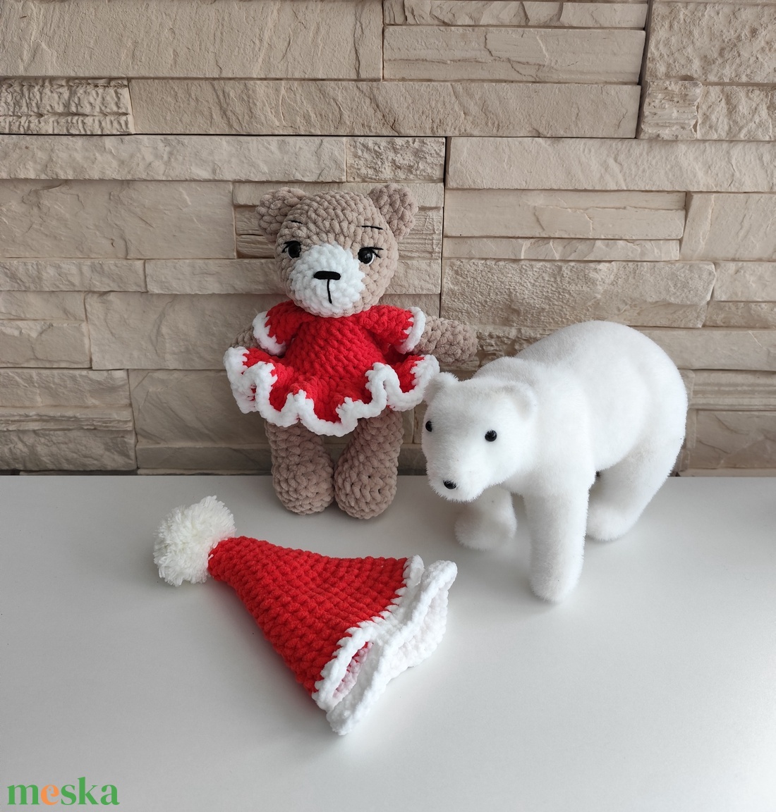Bebi Mikulás macilány horgolási minta (pdf) - karácsonyi amigurumi leírás - diy (csináld magad) - szabásminta, útmutató - horgolási minta - Meska.hu Bebi Mikulás macilány horgolási minta (pdf) - karácsonyi amigurumi leírás - diy (csináld magad) - szabásminta, útmutató - horgolási minta - Meska.hu