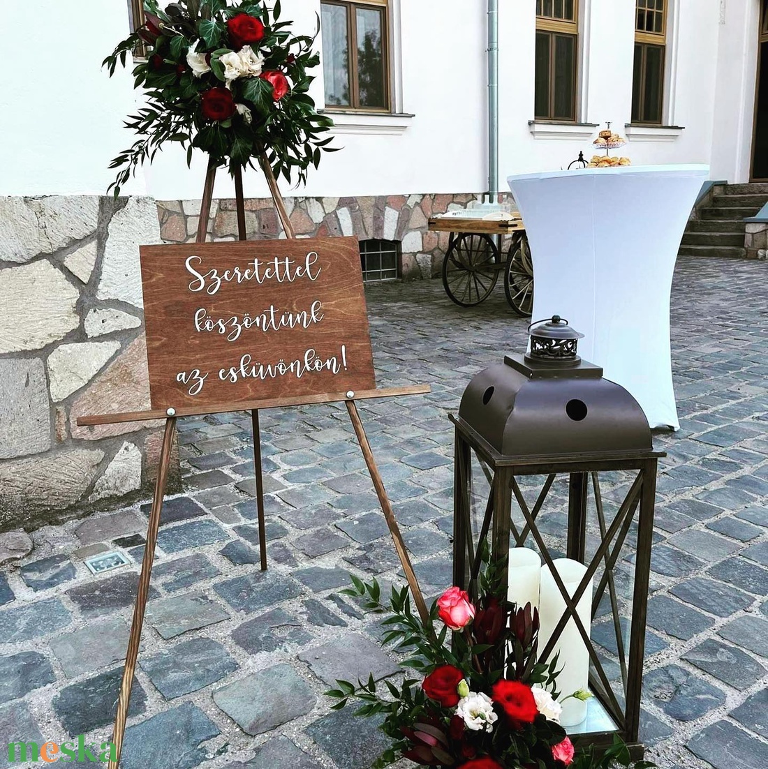 Esküvői köszöntő tábla - esküvő - dekoráció - tábla & jelzés - Meska.hu