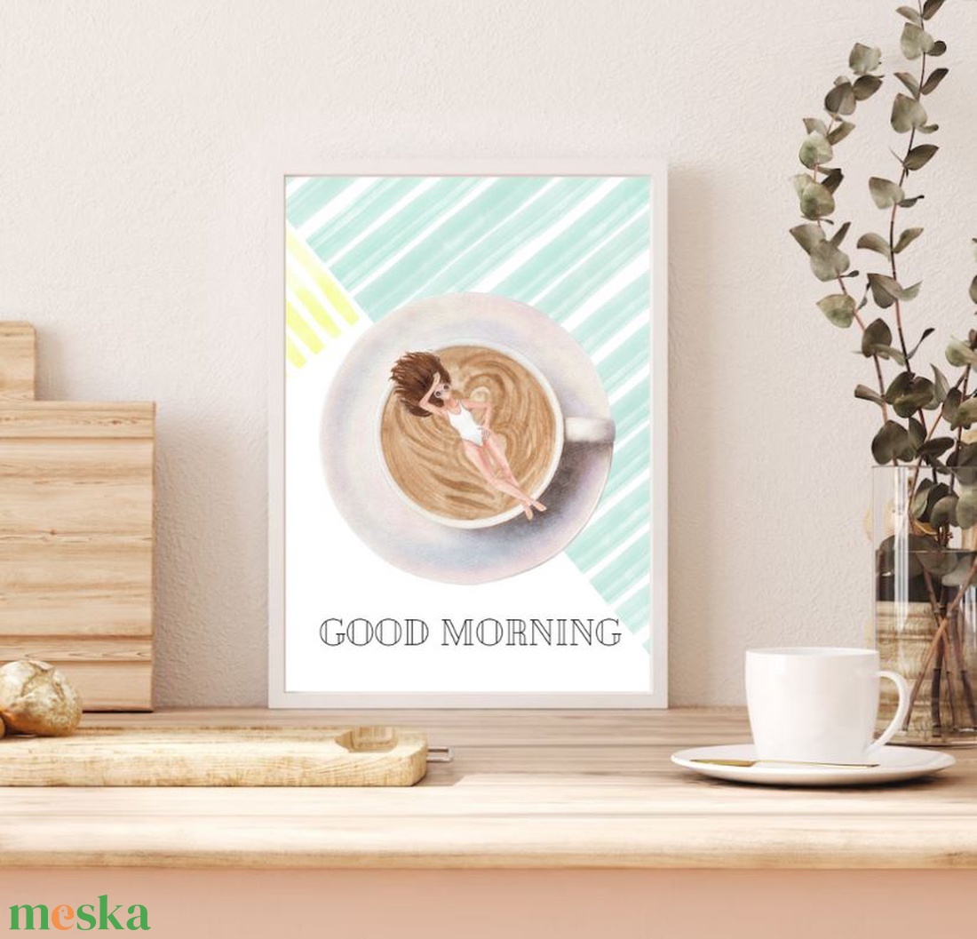 Kávés kávé kép coffee good morning jó reggelt - otthon & életmód - dekoráció - kép & falikép - poszter - Meska.hu Kávés kávé kép coffee good morning jó reggelt - otthon & életmód - dekoráció - kép & falikép - poszter - Meska.hu