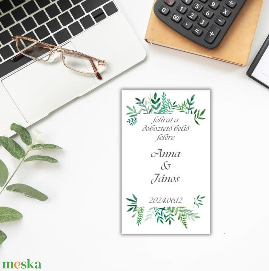 zöld Pénzátadó esküvő esküvőre nászajándék doboz dobozban virág virágos pénz ajándék boríték helyett - esküvő - emlék & ajándék - nászajándék - esküvői pénzátadó doboz - Meska.hu