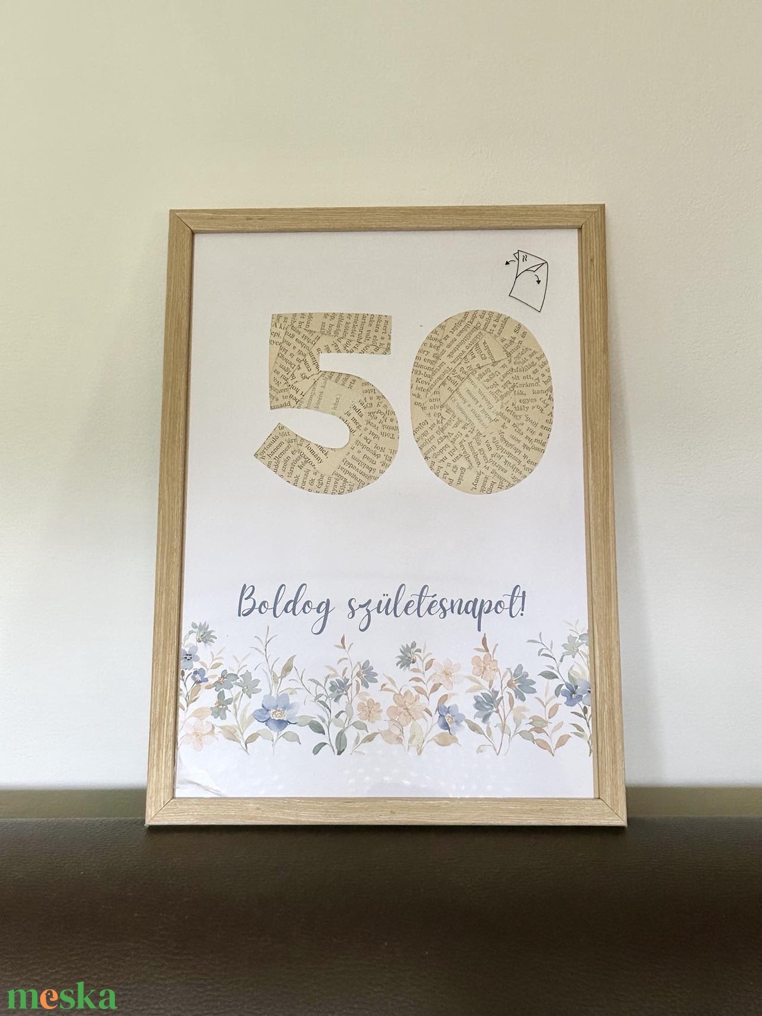 Egyedi szám könyv origami kép - otthon & életmód - dekoráció - kép & falikép - 3d képek - Meska.hu